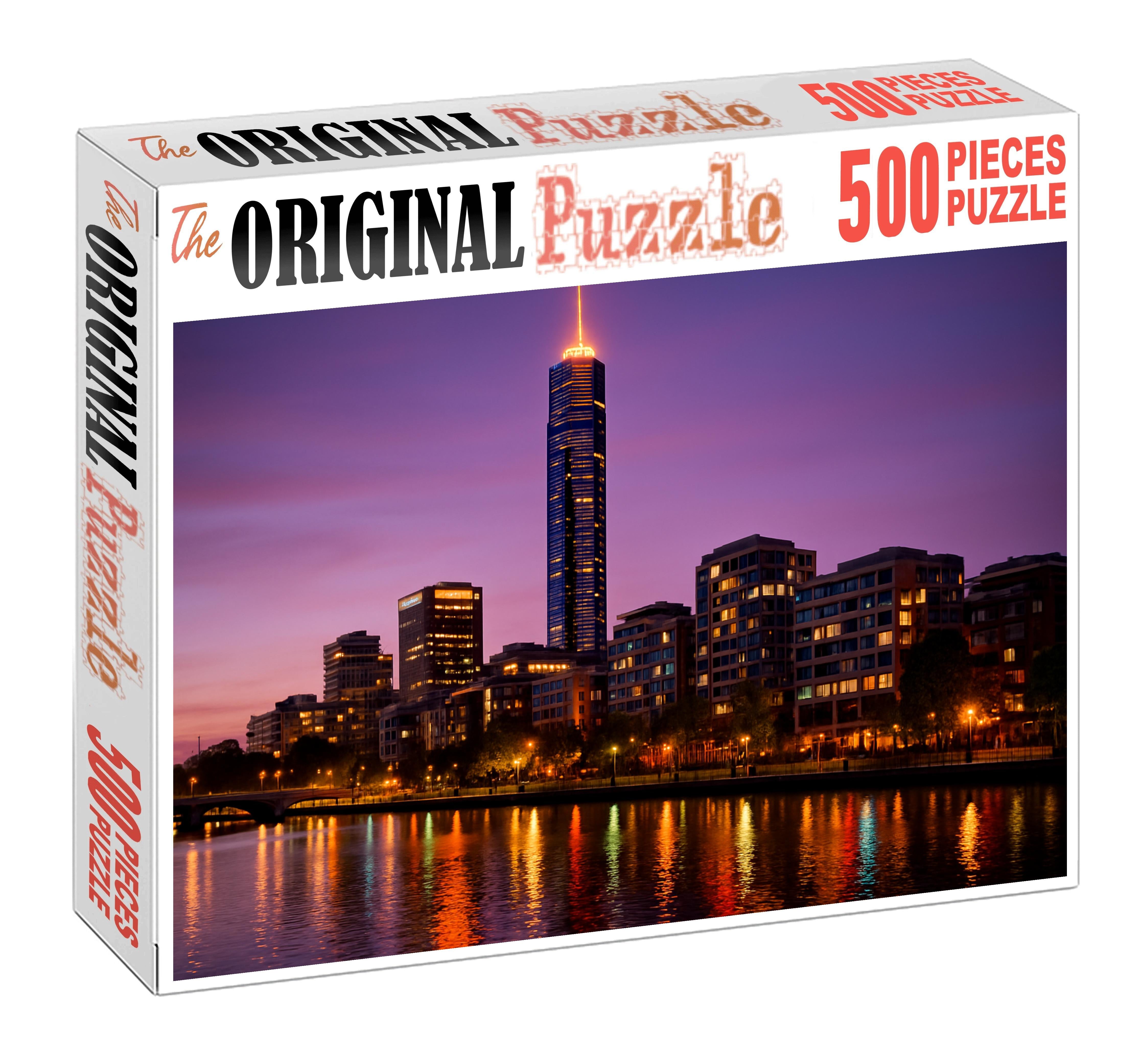 Melbourne Docklands Skyline Australia's Waterfront Innovation Hub 300 Piece Puzzle