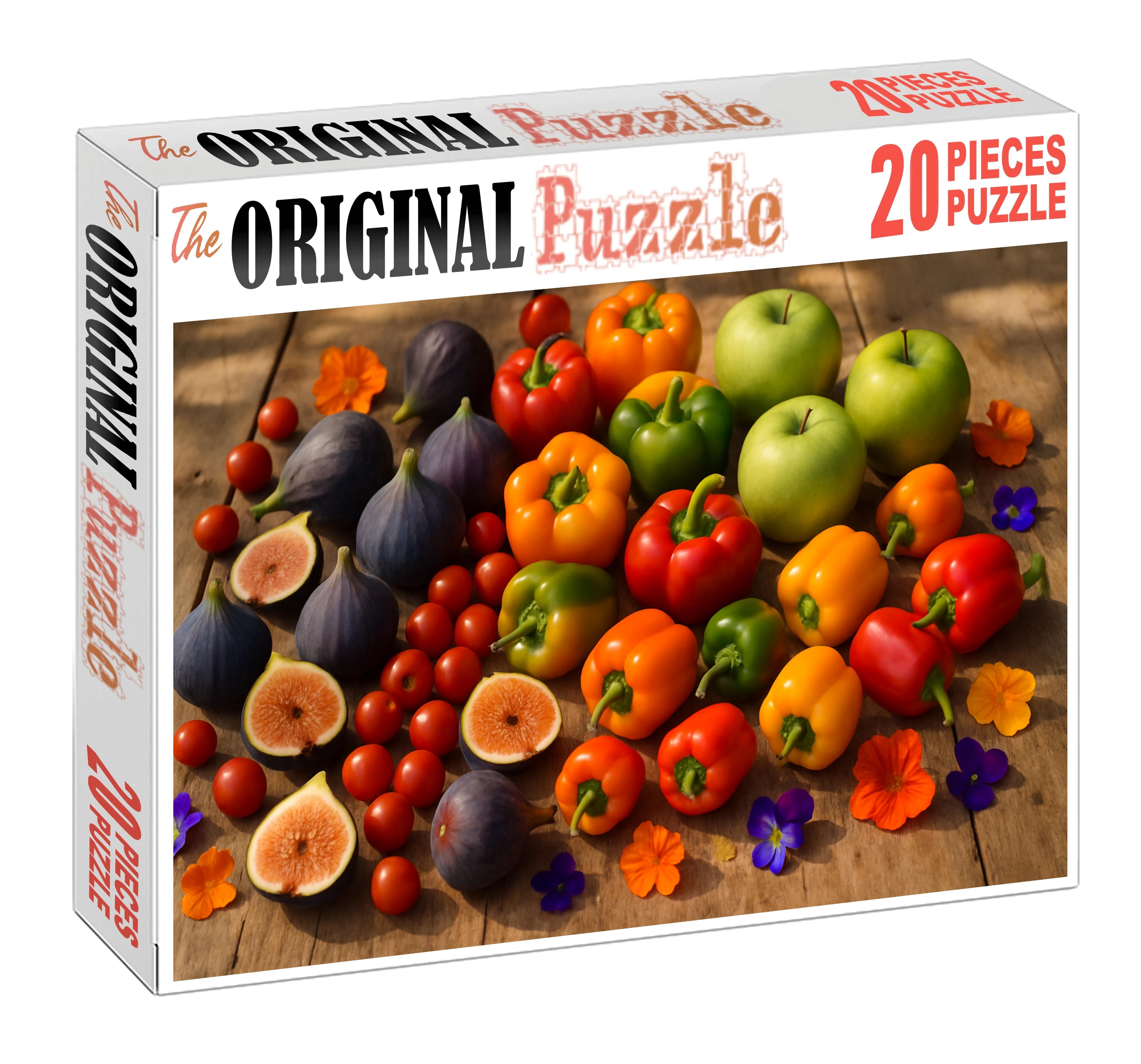 Garden Glow Harvest Table 20 Piece Puzzle