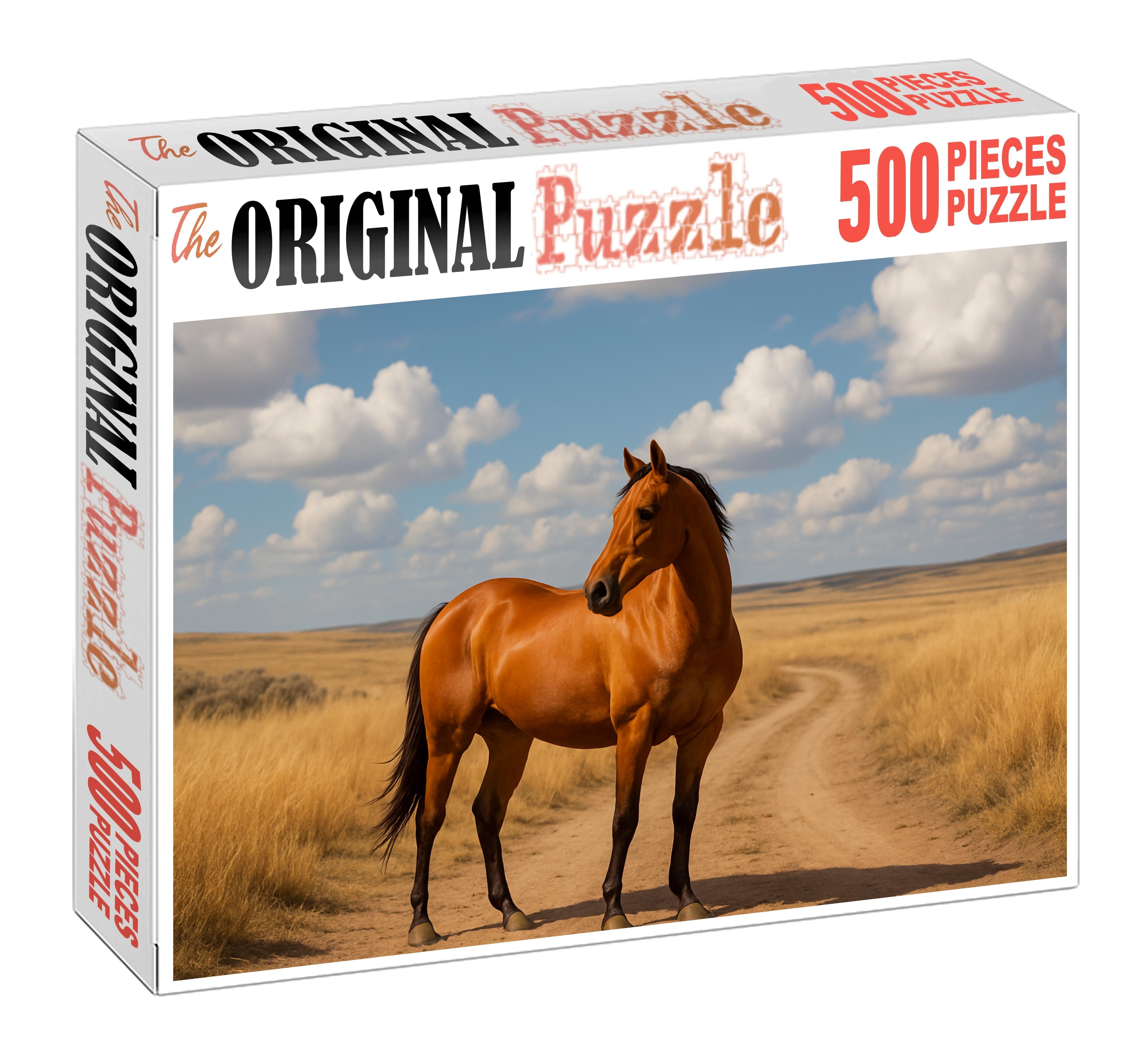Golden Prairie Arabian Filly Challenging Puzzles