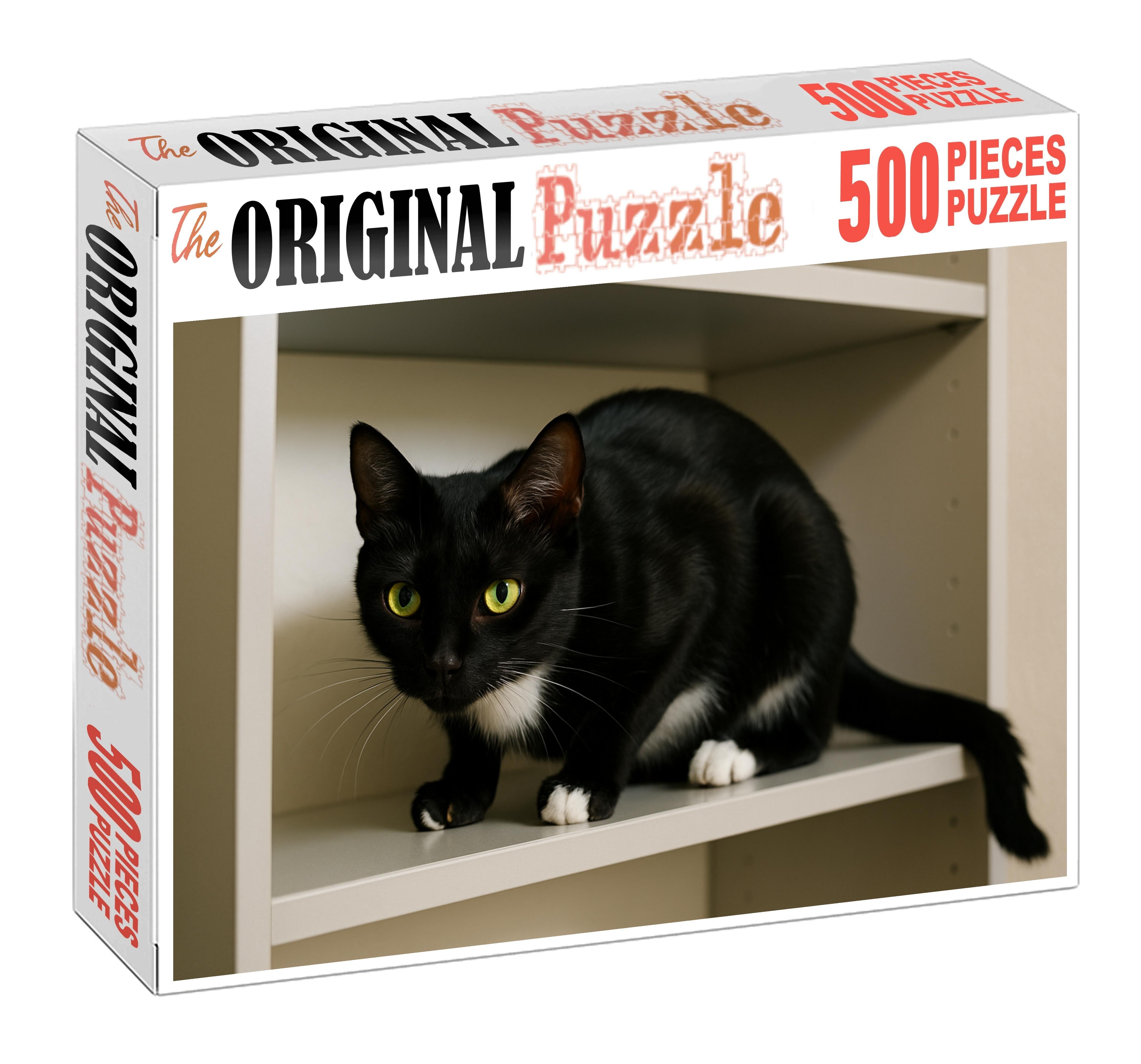 Onyx Star Sleek Black Spotted Shorthair With Spirited Nature Unique Puzzle Design