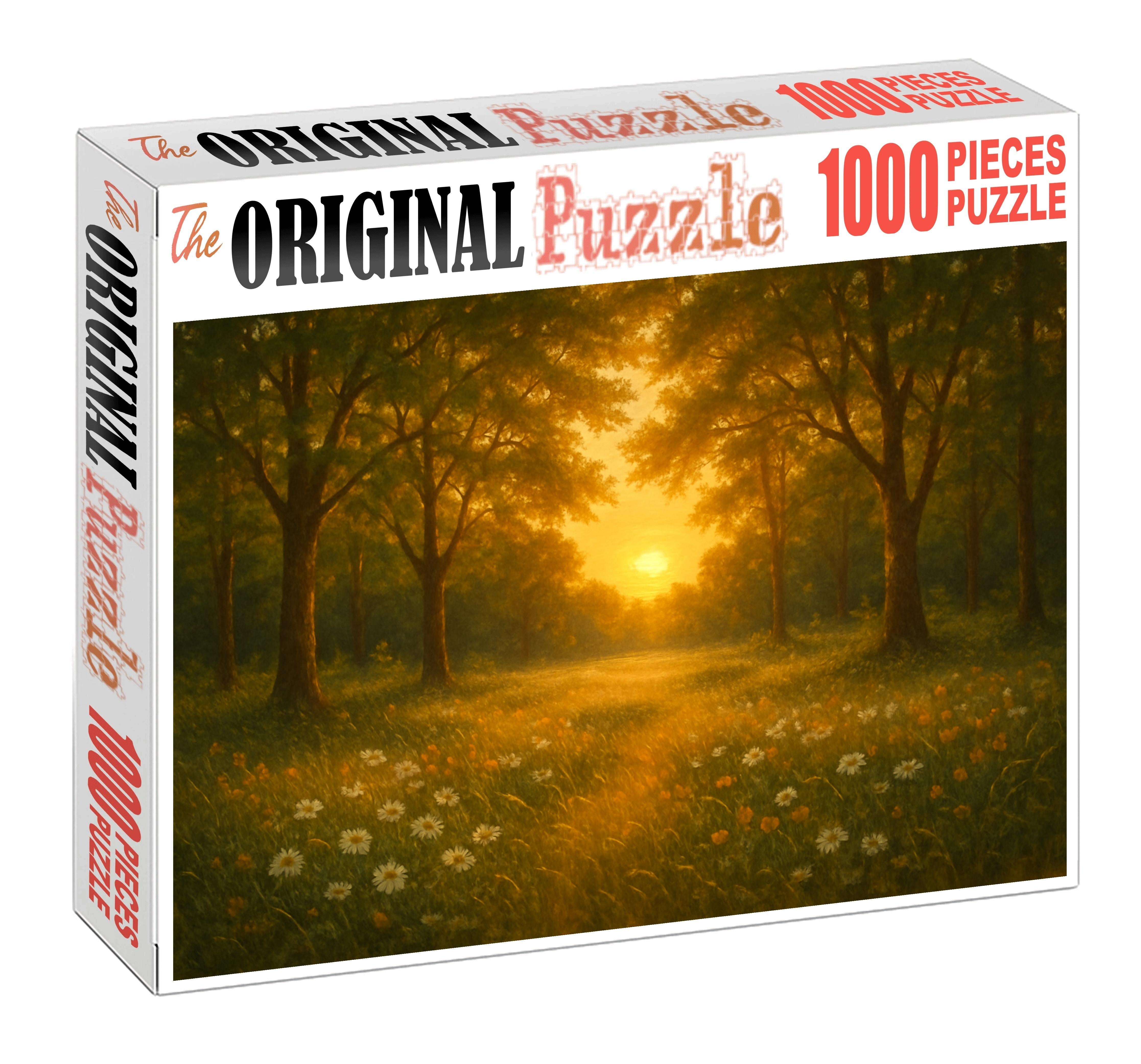 Golden Twilight Glade Large Format Puzzle