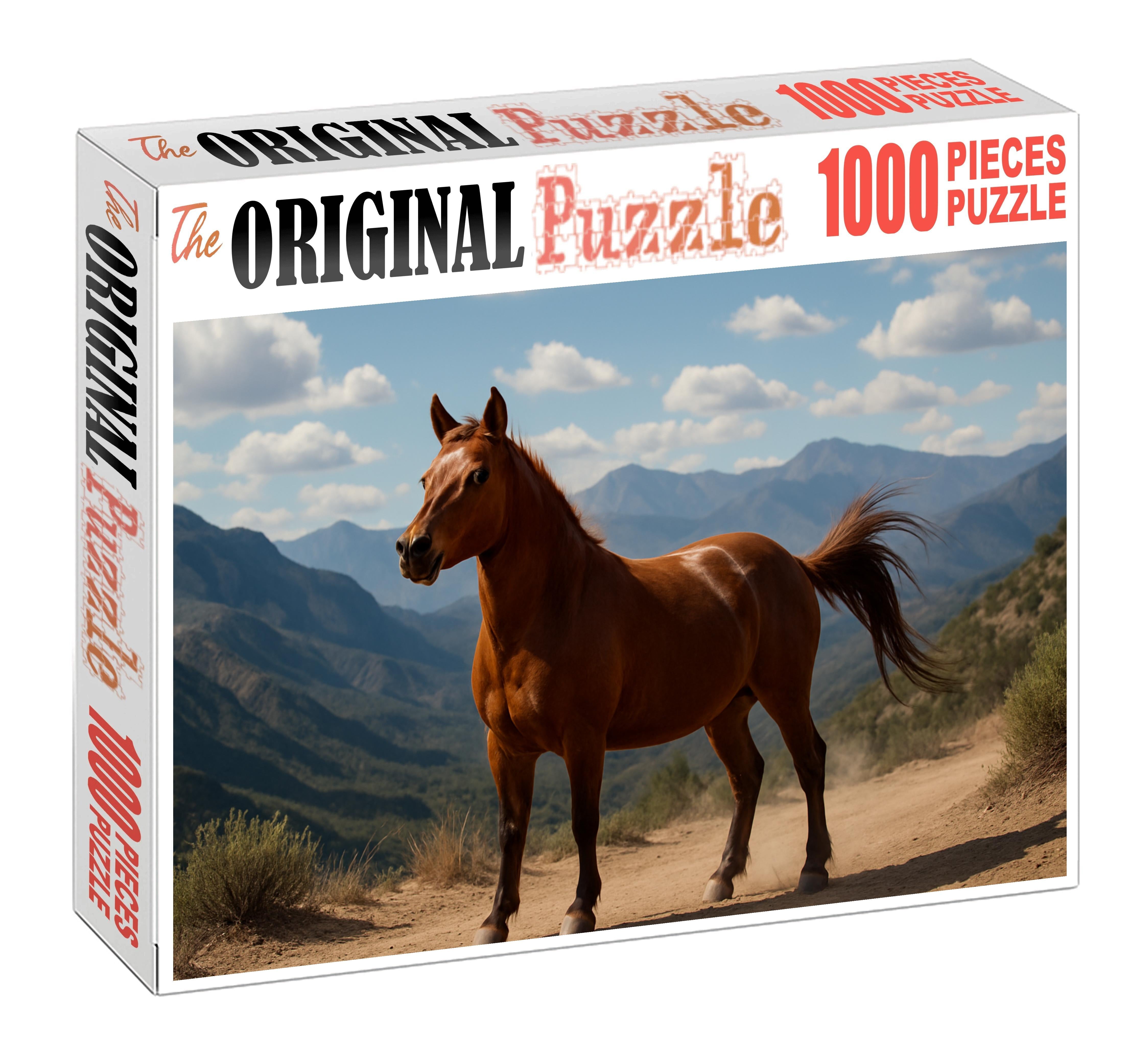 Chestnut Ember Endurance Mare Compact Power With Fiery Spirit Puzzle Collection