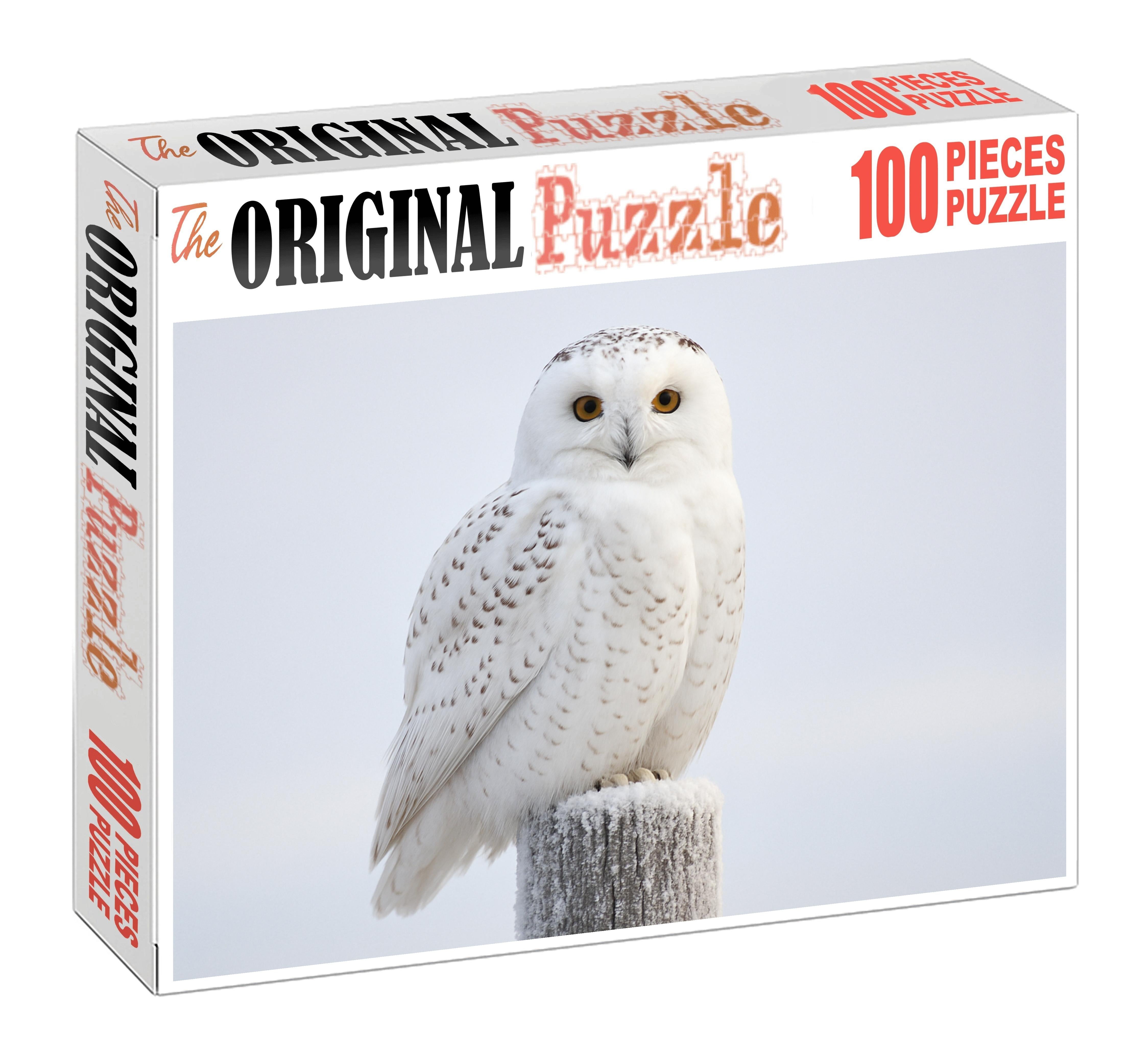 Snowy Owl The Arctic Sentinel Large Format Puzzle