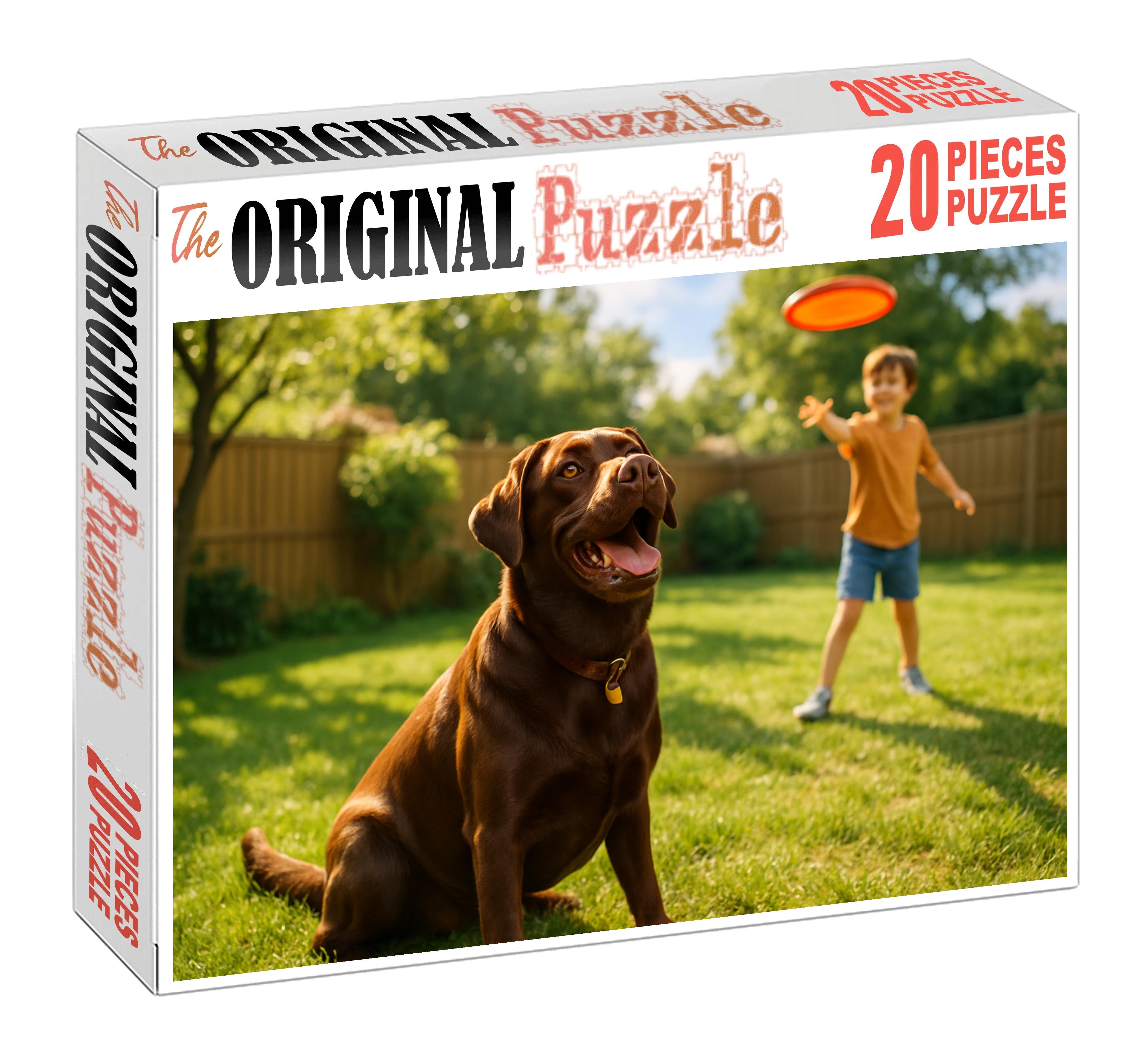 Cocoa Swirl Chocolate Brown Companion With Affectionate Nature Custom Jigsaw Puzzle