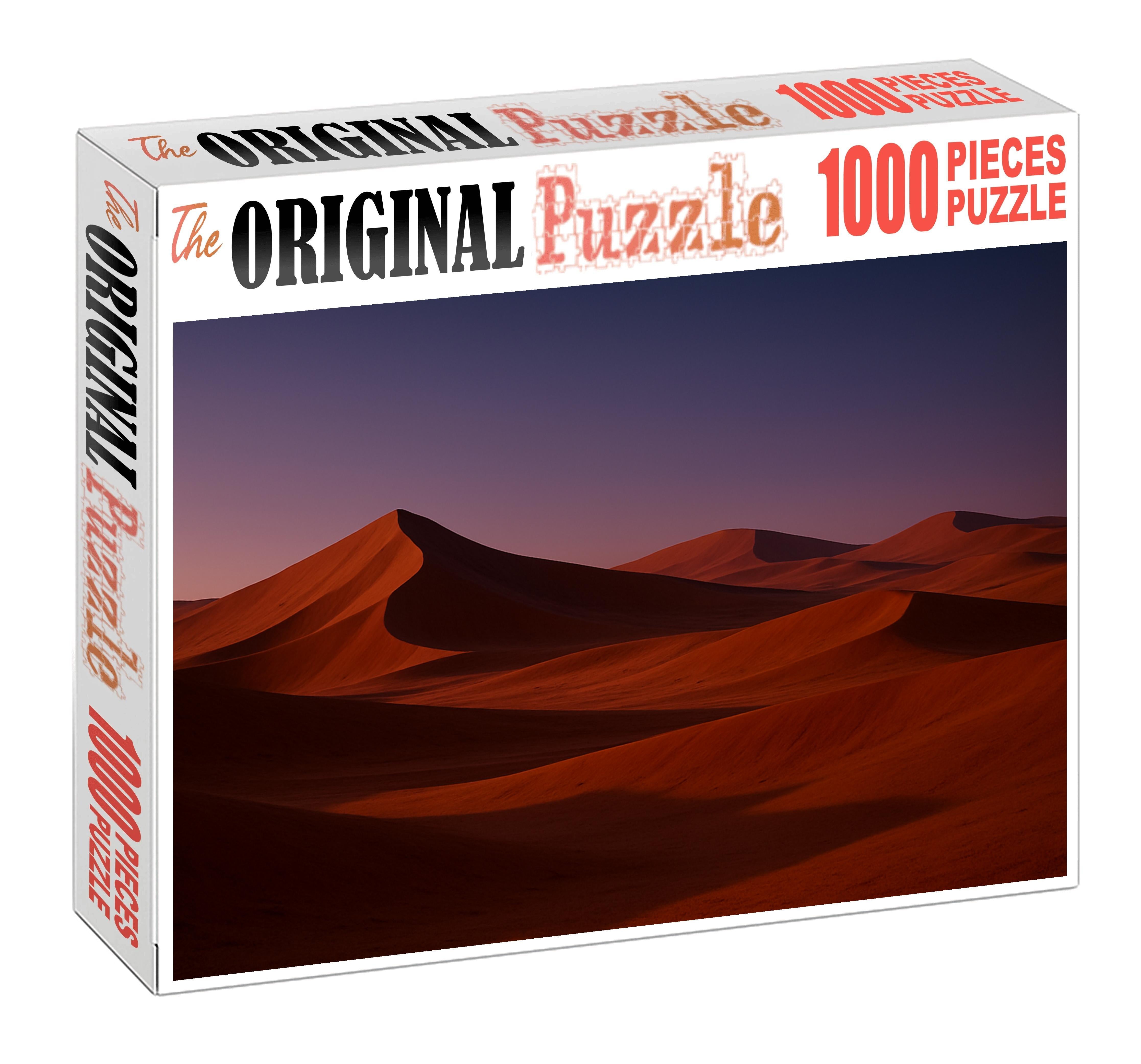 Dusky Shadow Basin Deep Sands In Evening Calm Premium Puzzle Pieces