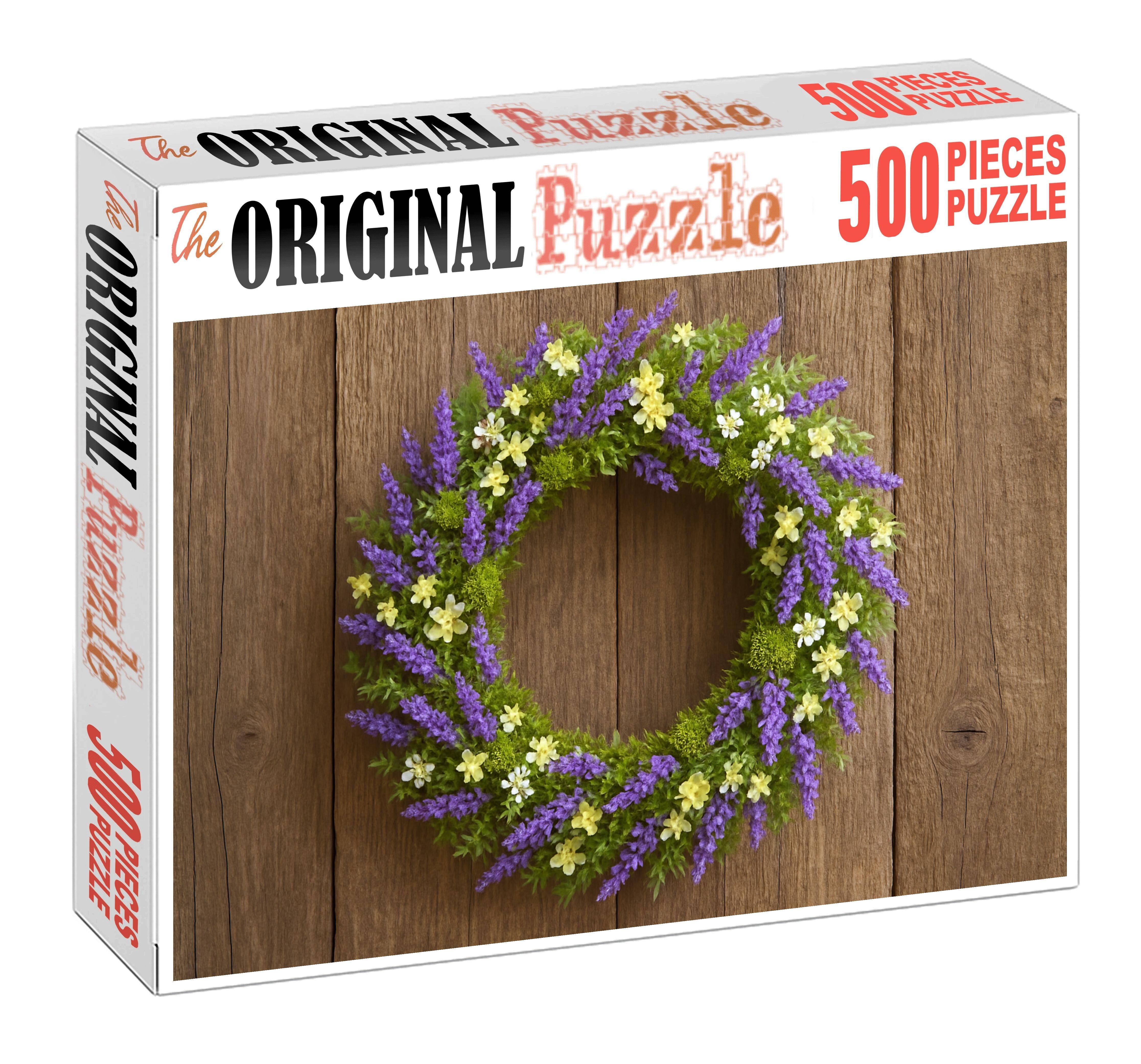 Wildwood Picnic Wreath 200 Piece Puzzle