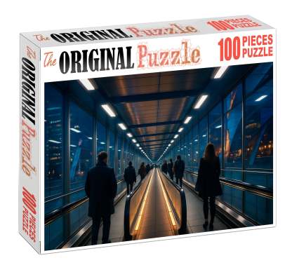 Magnetic Levitation Pedestrian Conveyor 100 Piece Puzzle