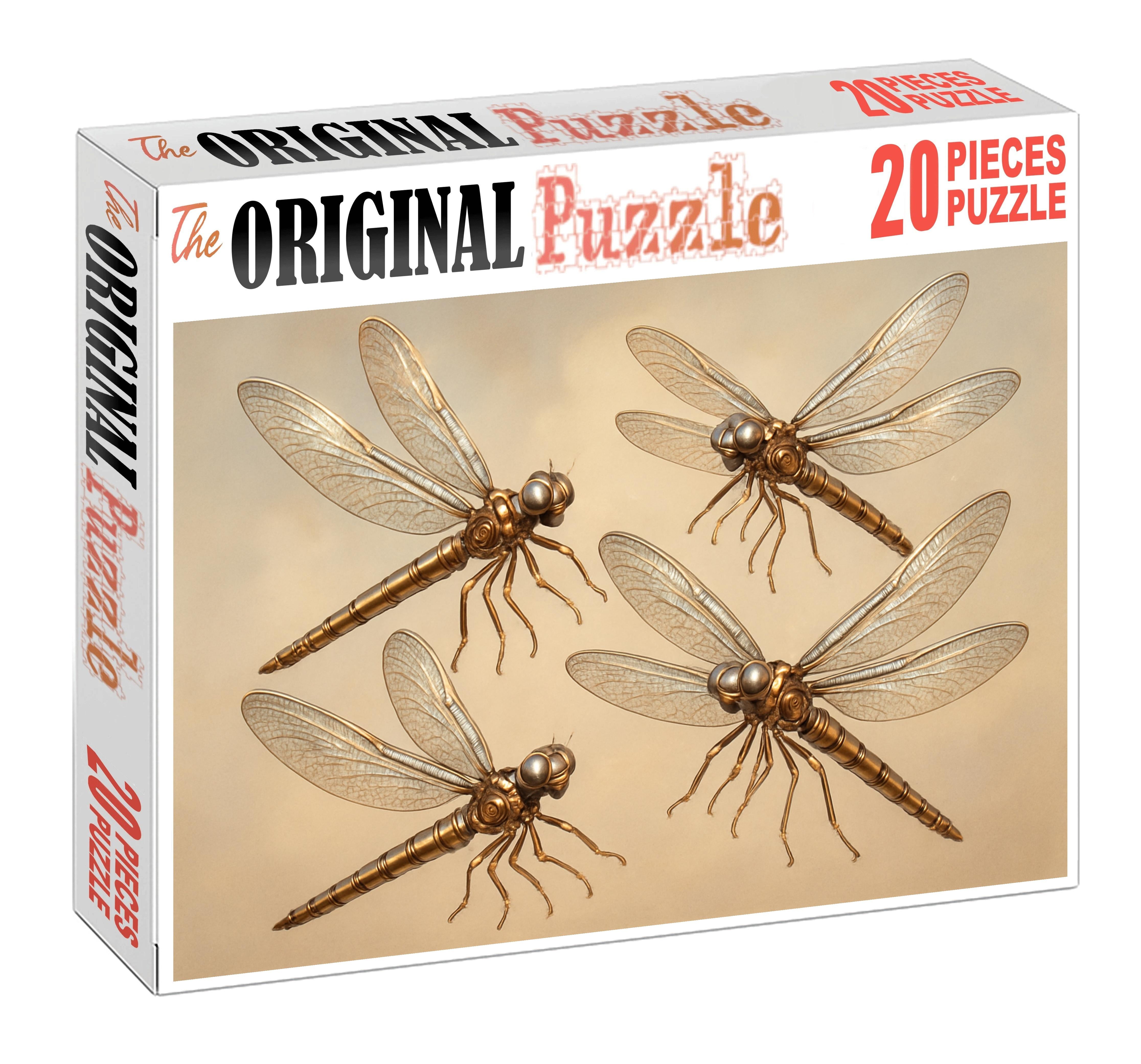 The Clockwork Dragonfly Ballet Premium Puzzle Pieces