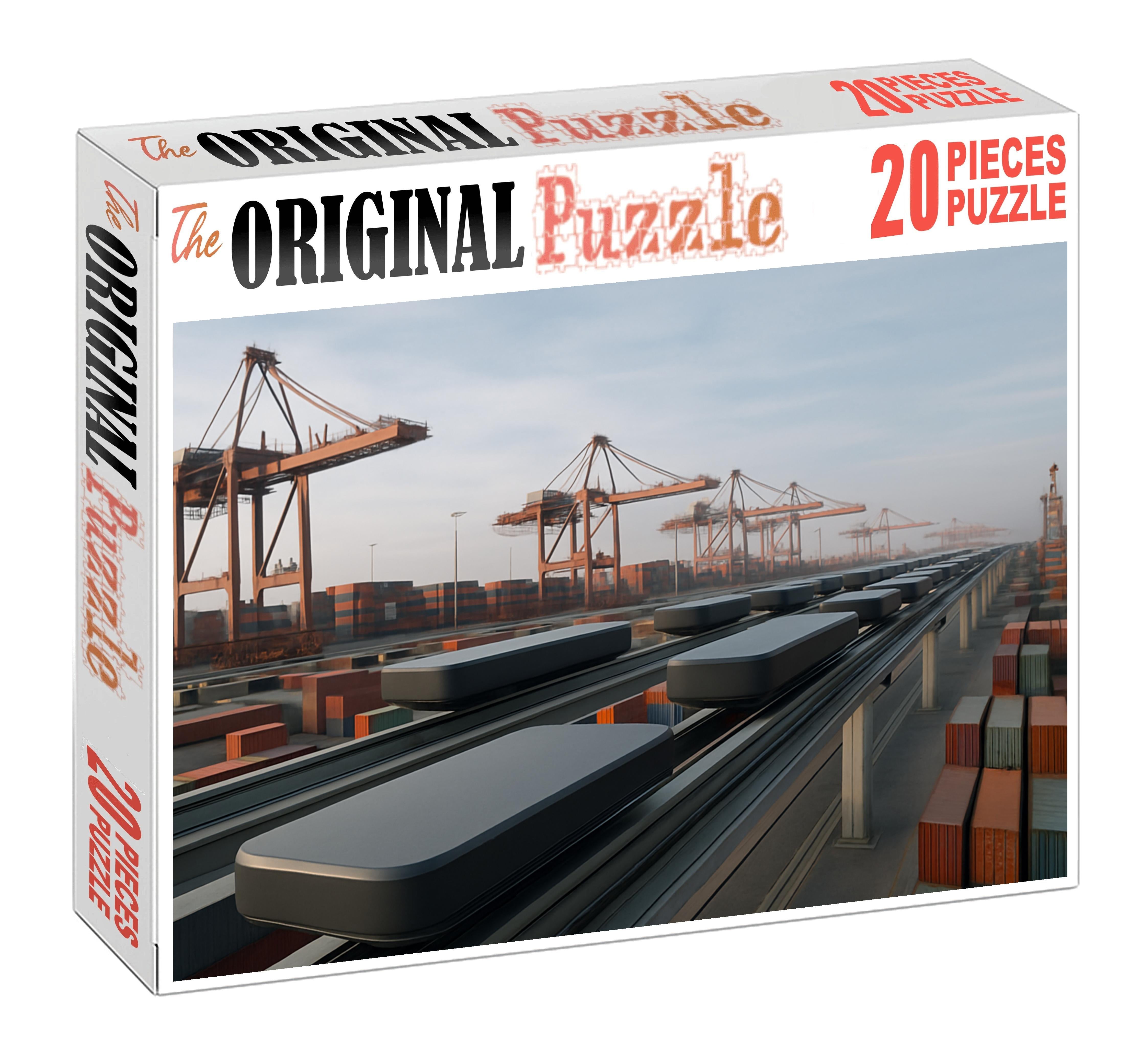 Magnetically-levitated Cargo Conveyor 1000 Piece Puzzle