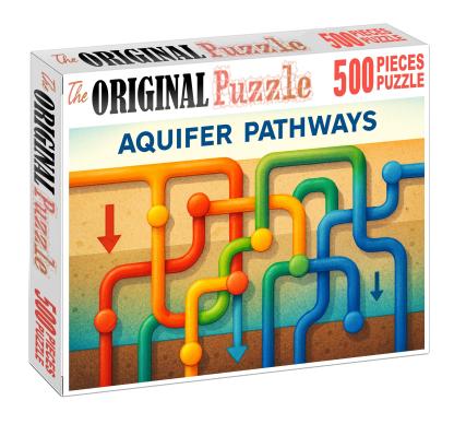 Subterranean Aquifer Network Chart 300 Piece Puzzle