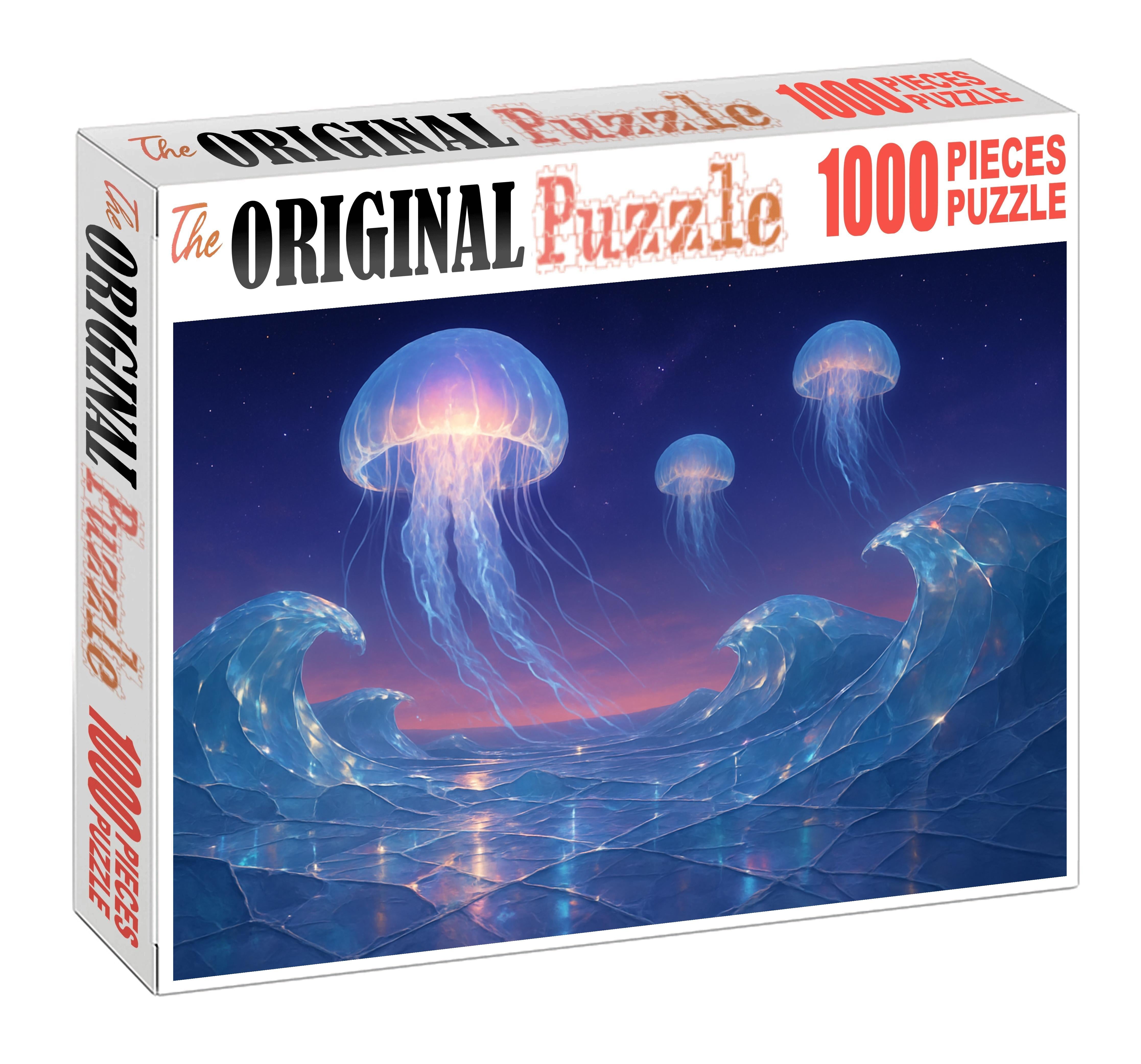 Ethereal Tides Of A Crystal Ocean 300 Piece Puzzle