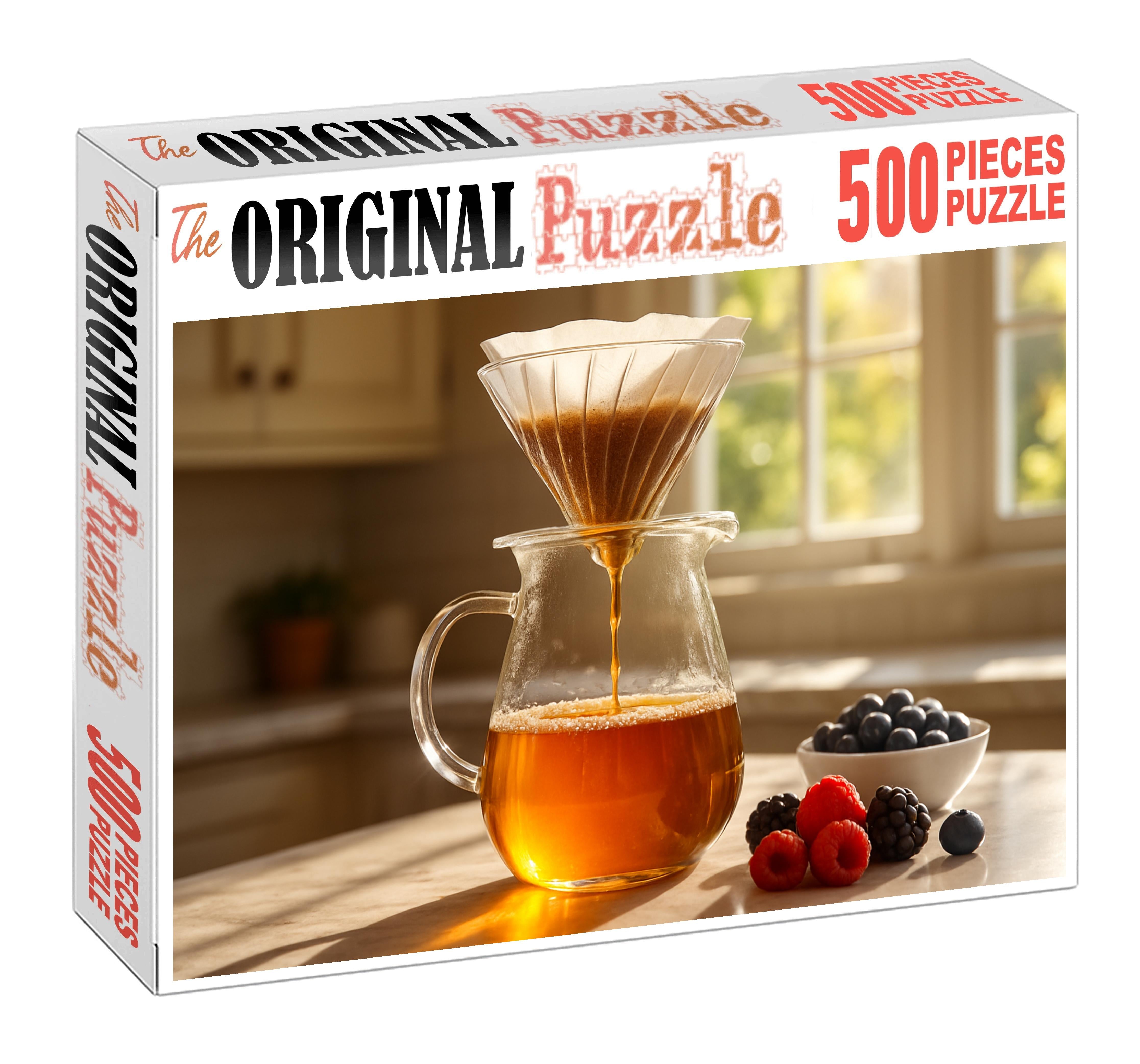 Luminous Cascade Pour-over Puzzle Fun