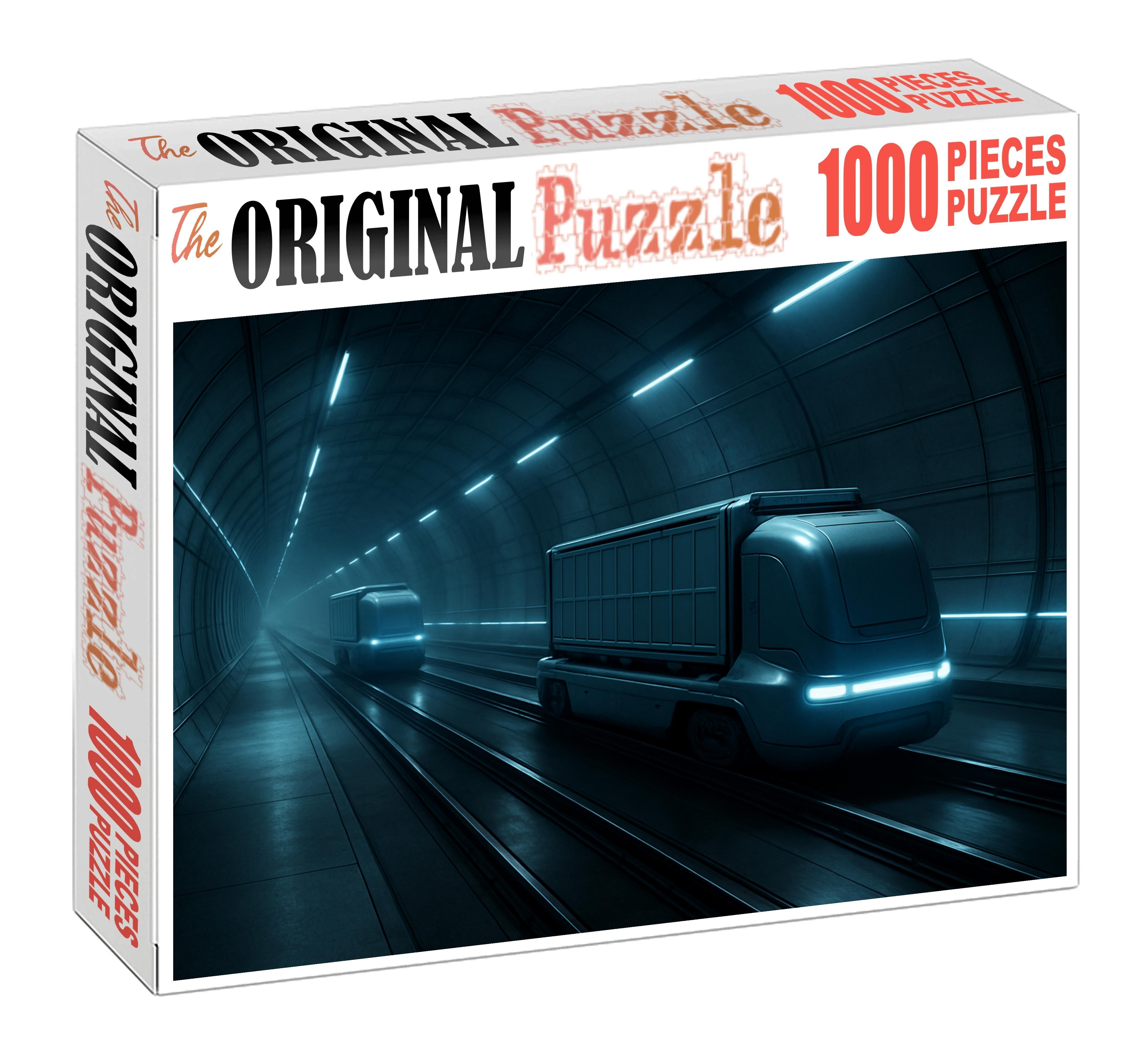 Automated Underground Freight Conveyor 500 Piece Puzzle
