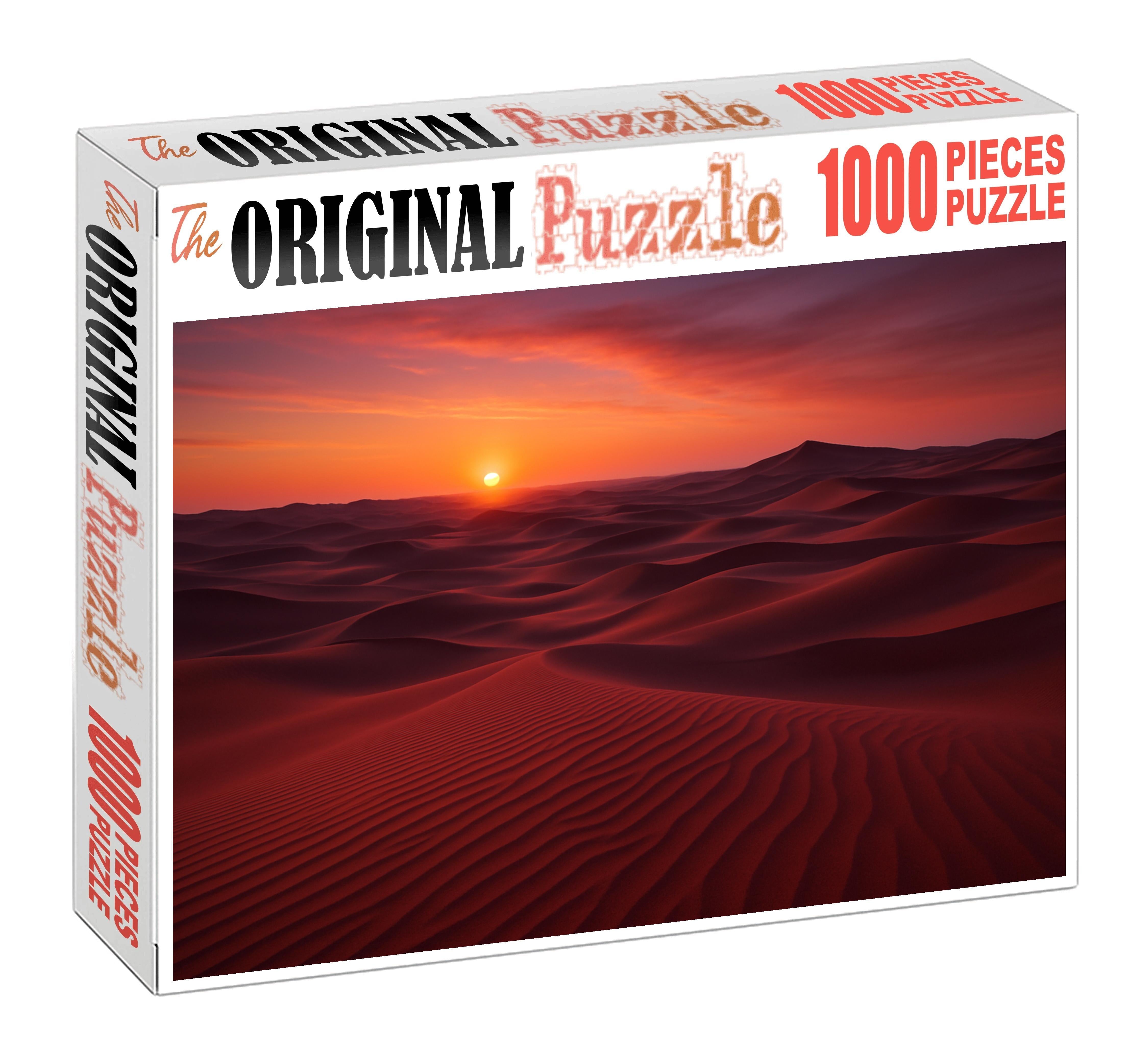 Crimson Dune Horizon Puzzle Collection