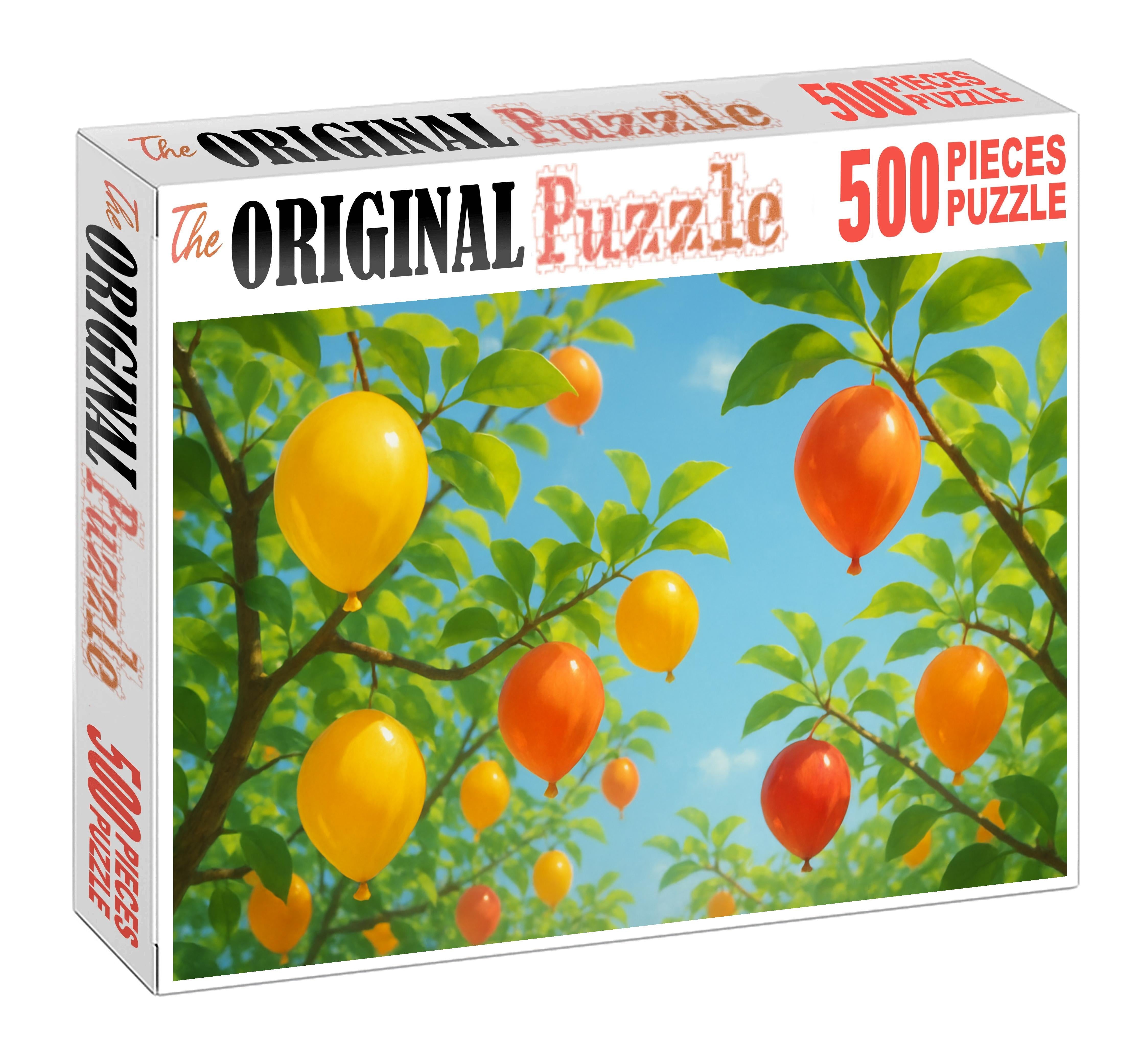 Whimsical Orchard Of Balloon Fruits 50 Piece Puzzle