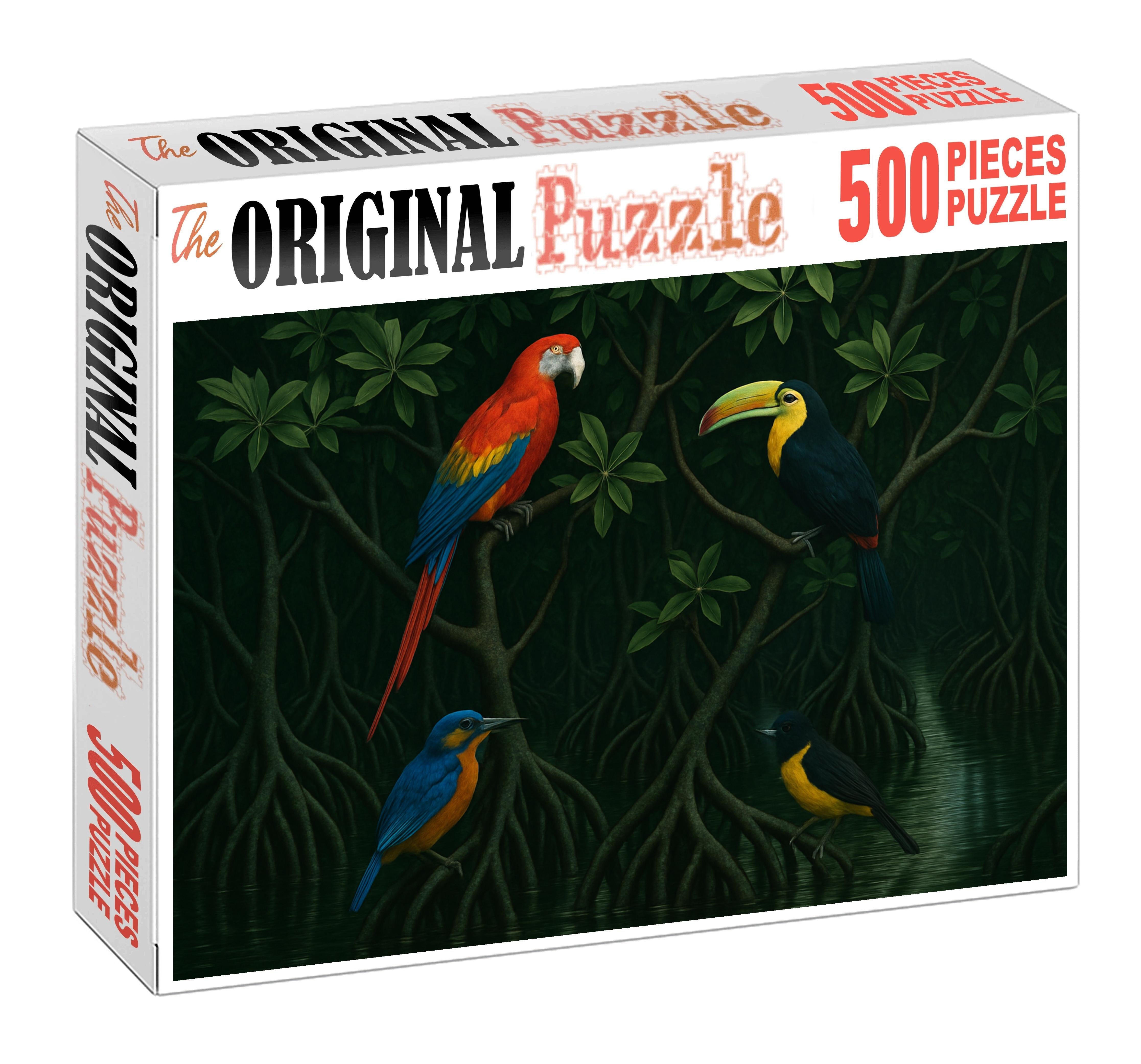 Emerald Mangrove Sanctuary Custom Jigsaw Puzzle