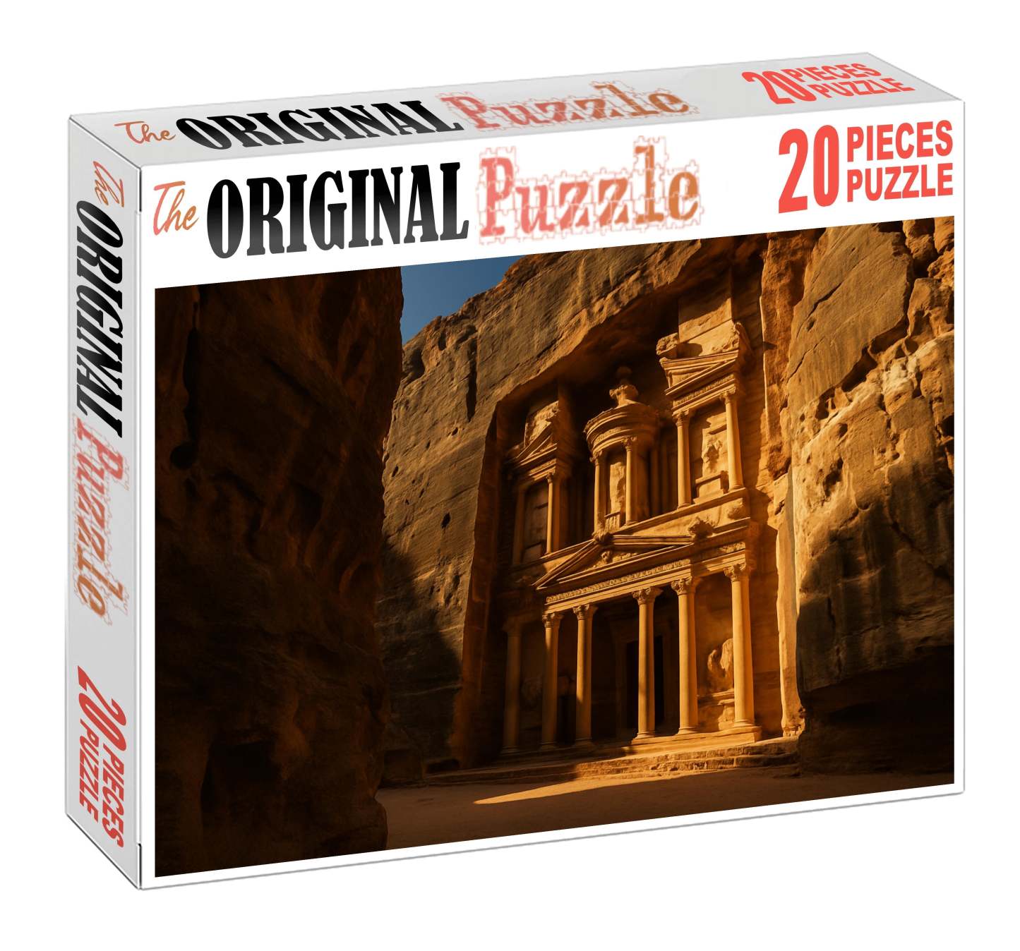 Petra Treasury Carved Into Sandstone Cliffs In Ma'an Jordan Recognized By 7109 Of Global Travelers As A Rock-cut Nabatean Marvel Easy Puzzles