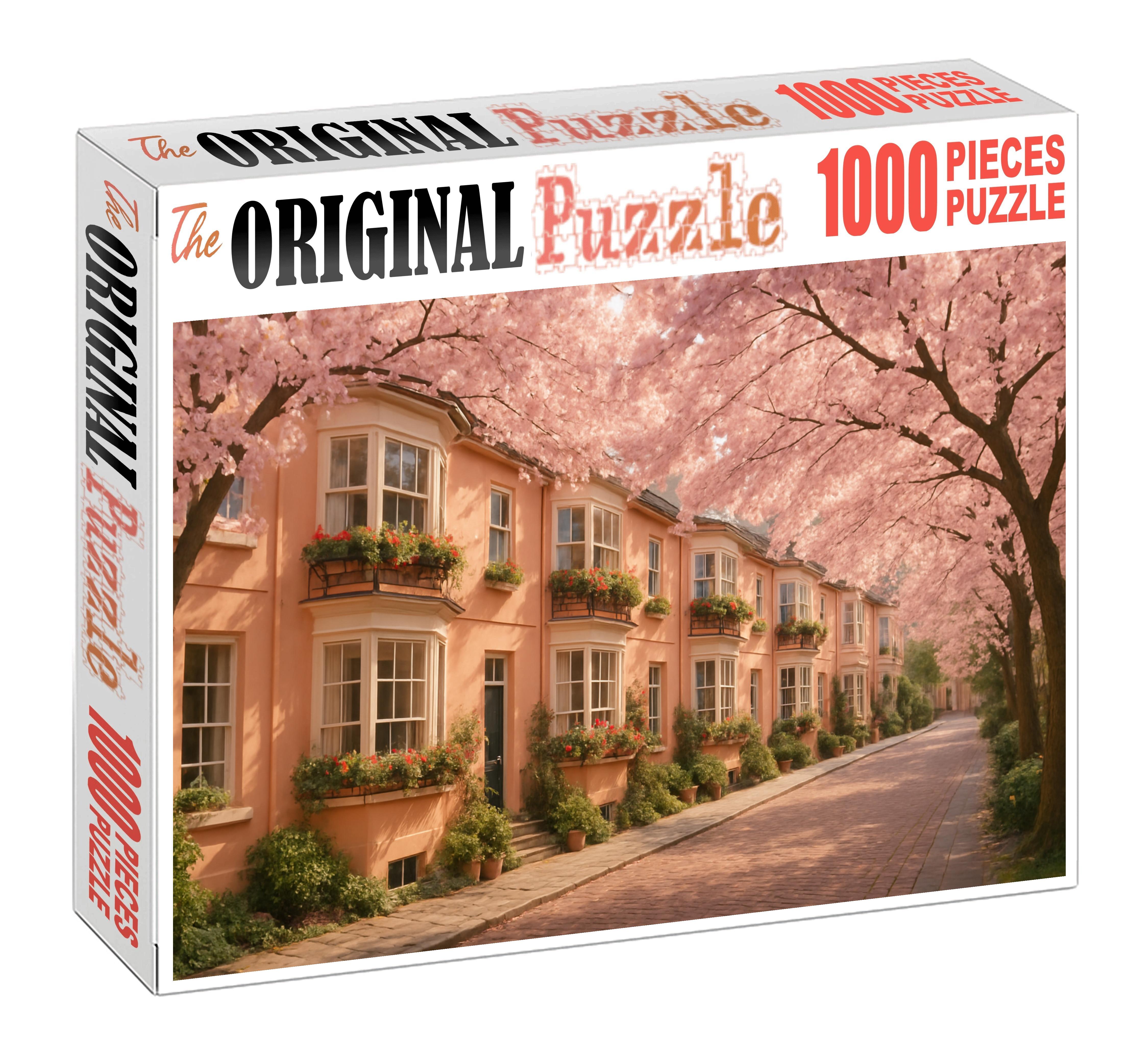 Peach Blossom Row 300 Piece Puzzle