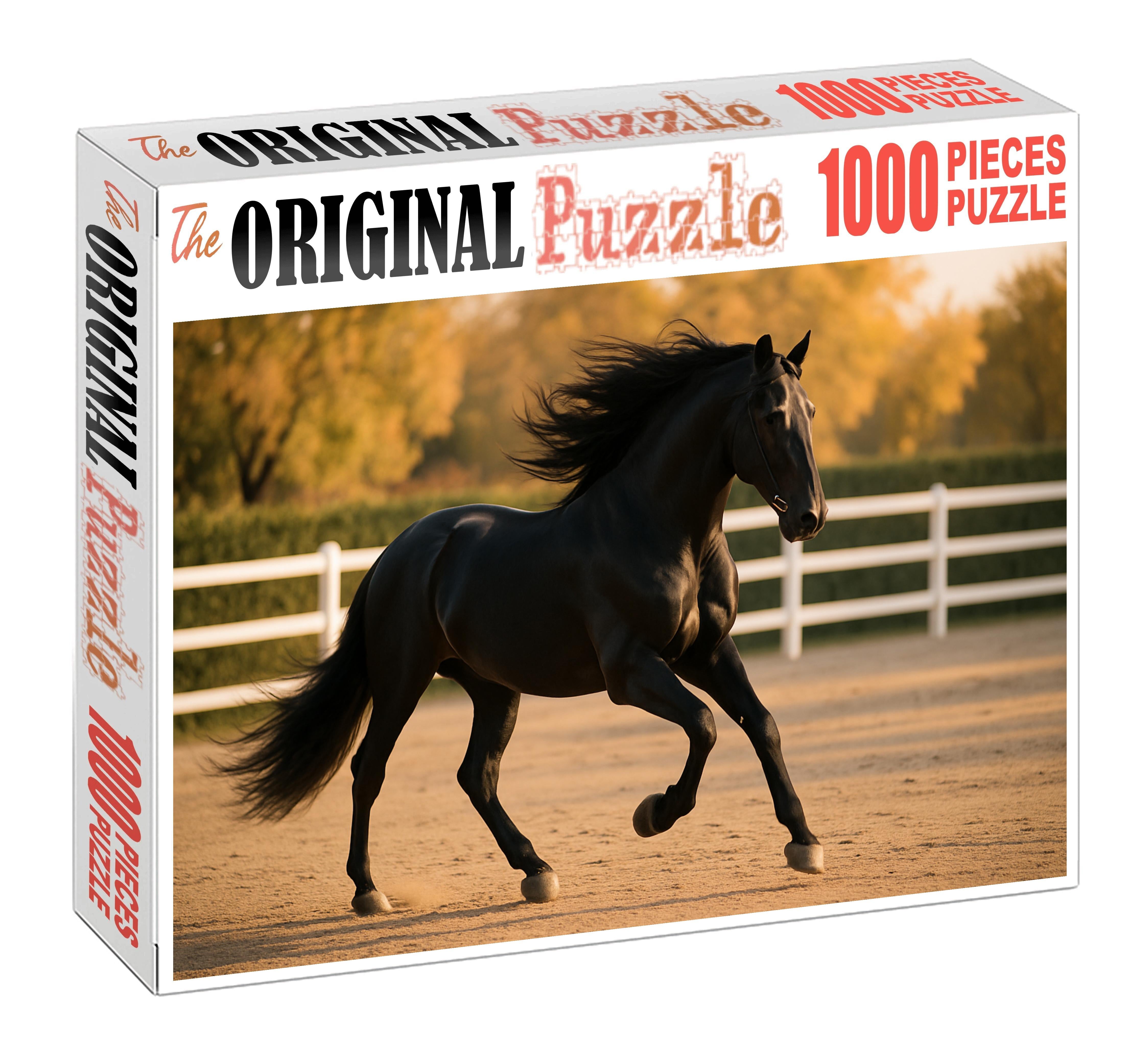 Ember Glow Andalusian Mare 1000 Piece Puzzle