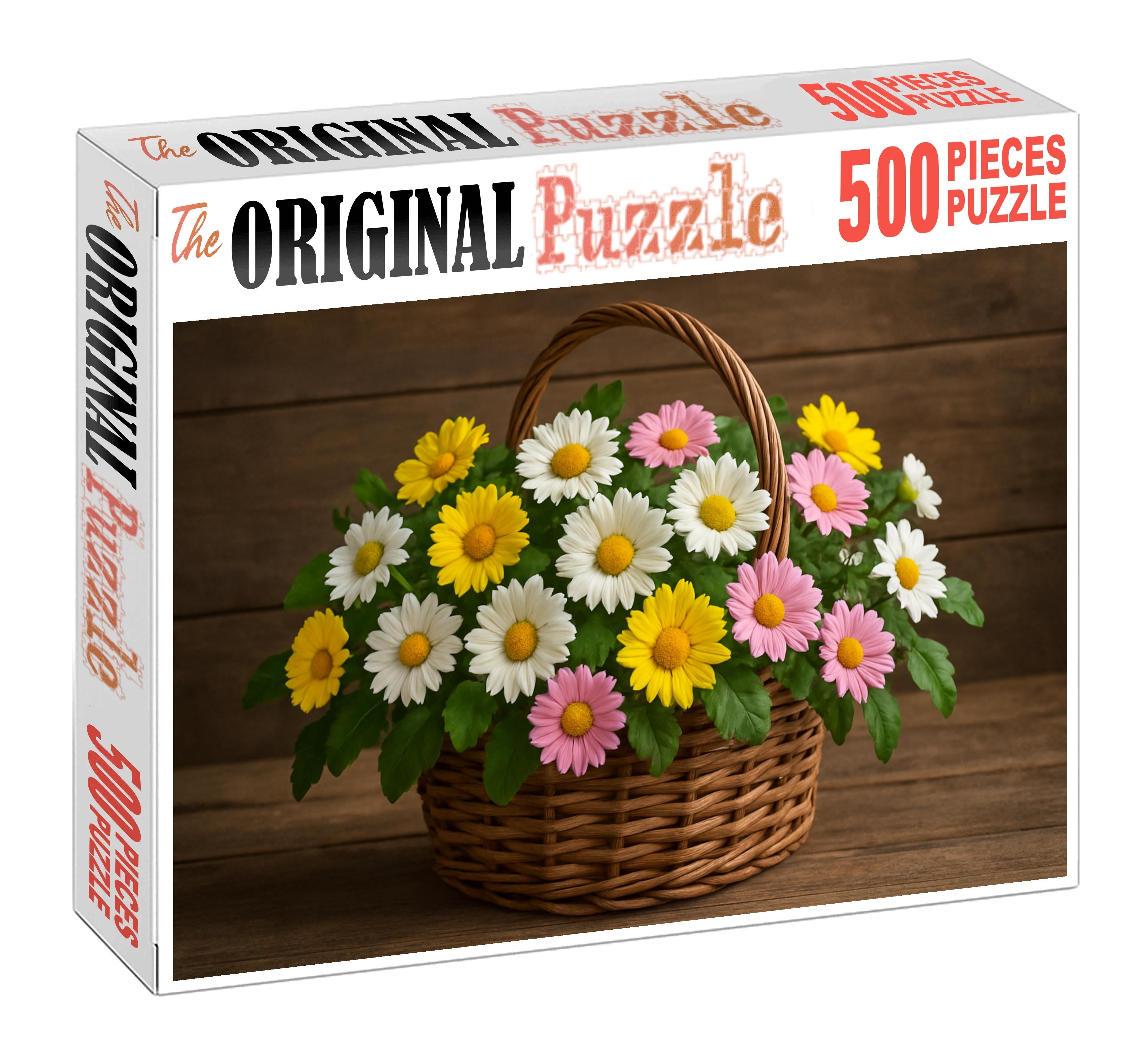 Spring Meadow Basket 100 Piece Puzzle