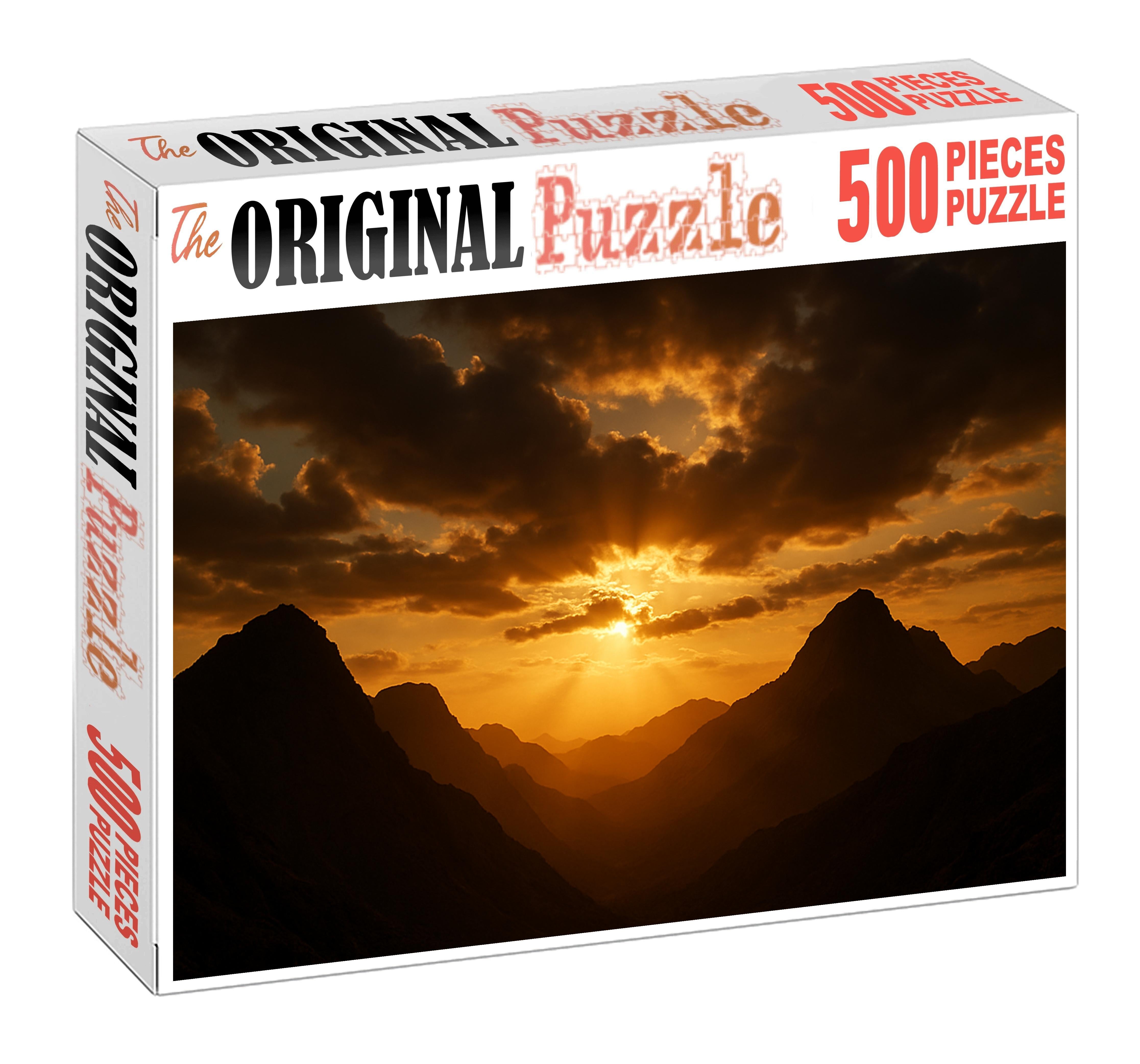 Burnished Gold Embrace 1000 Piece Puzzle