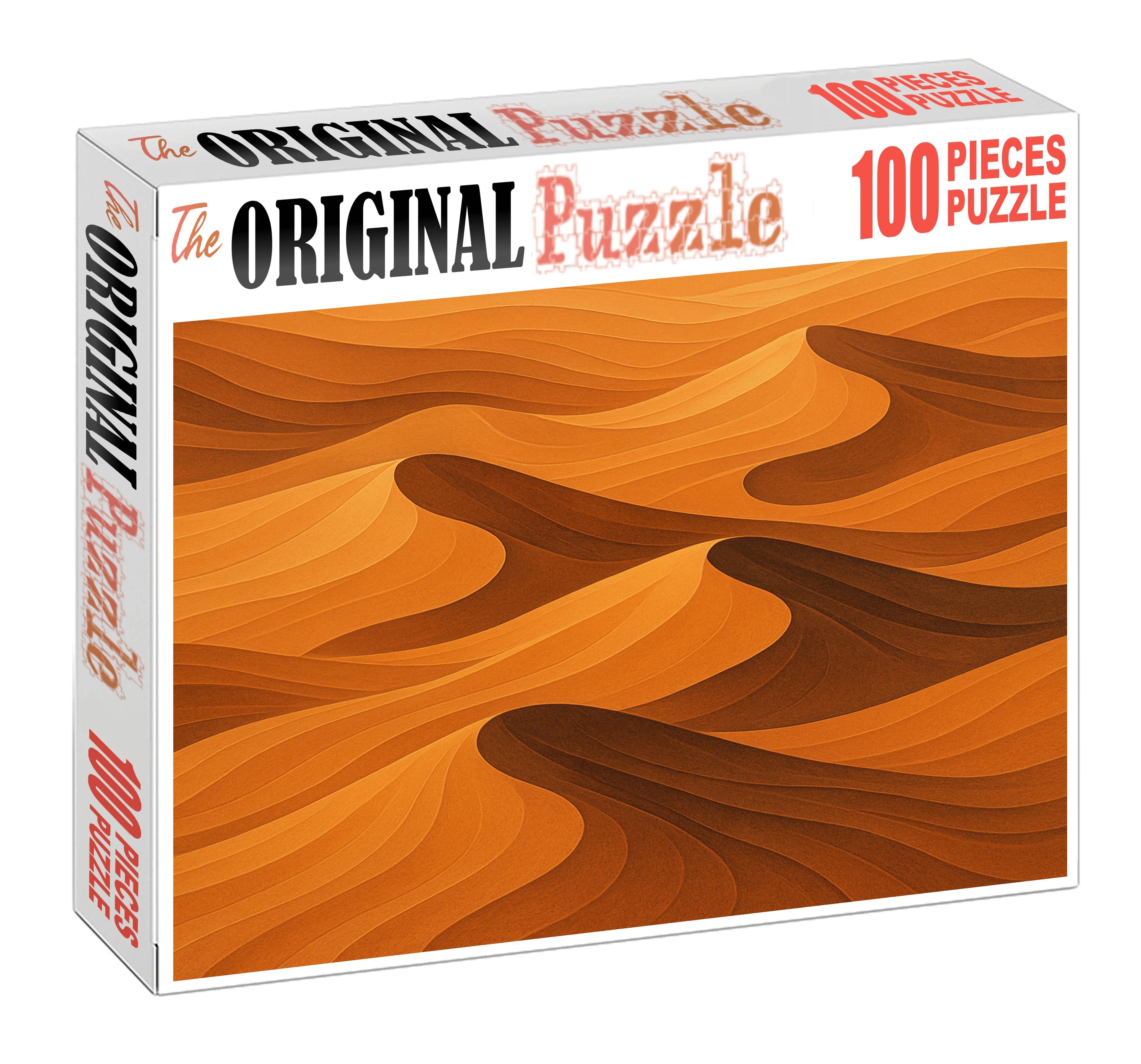 Undulating Dune Field Map 500 Piece Puzzle