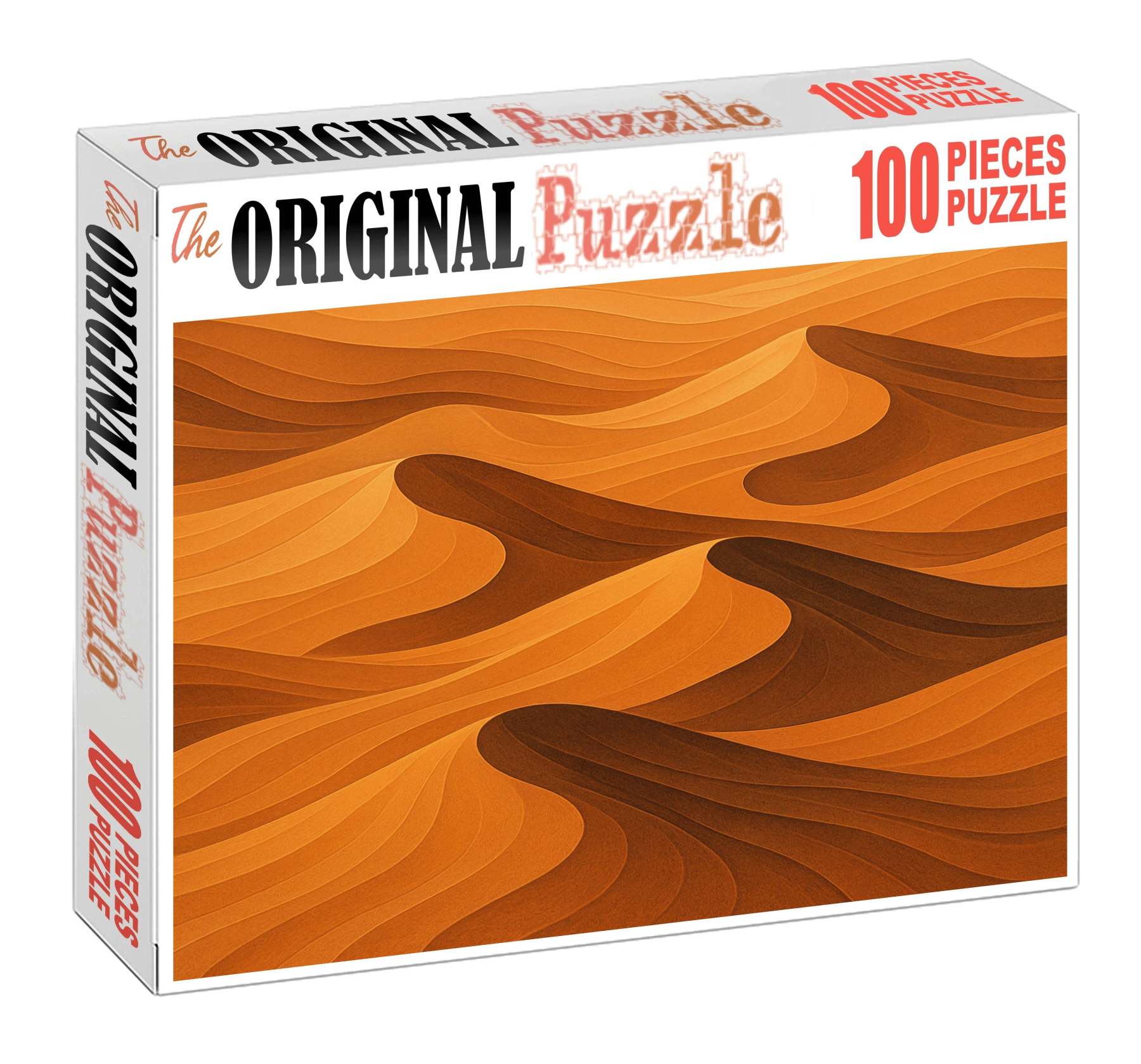 Undulating Dune Field Map 500 Piece Puzzle
