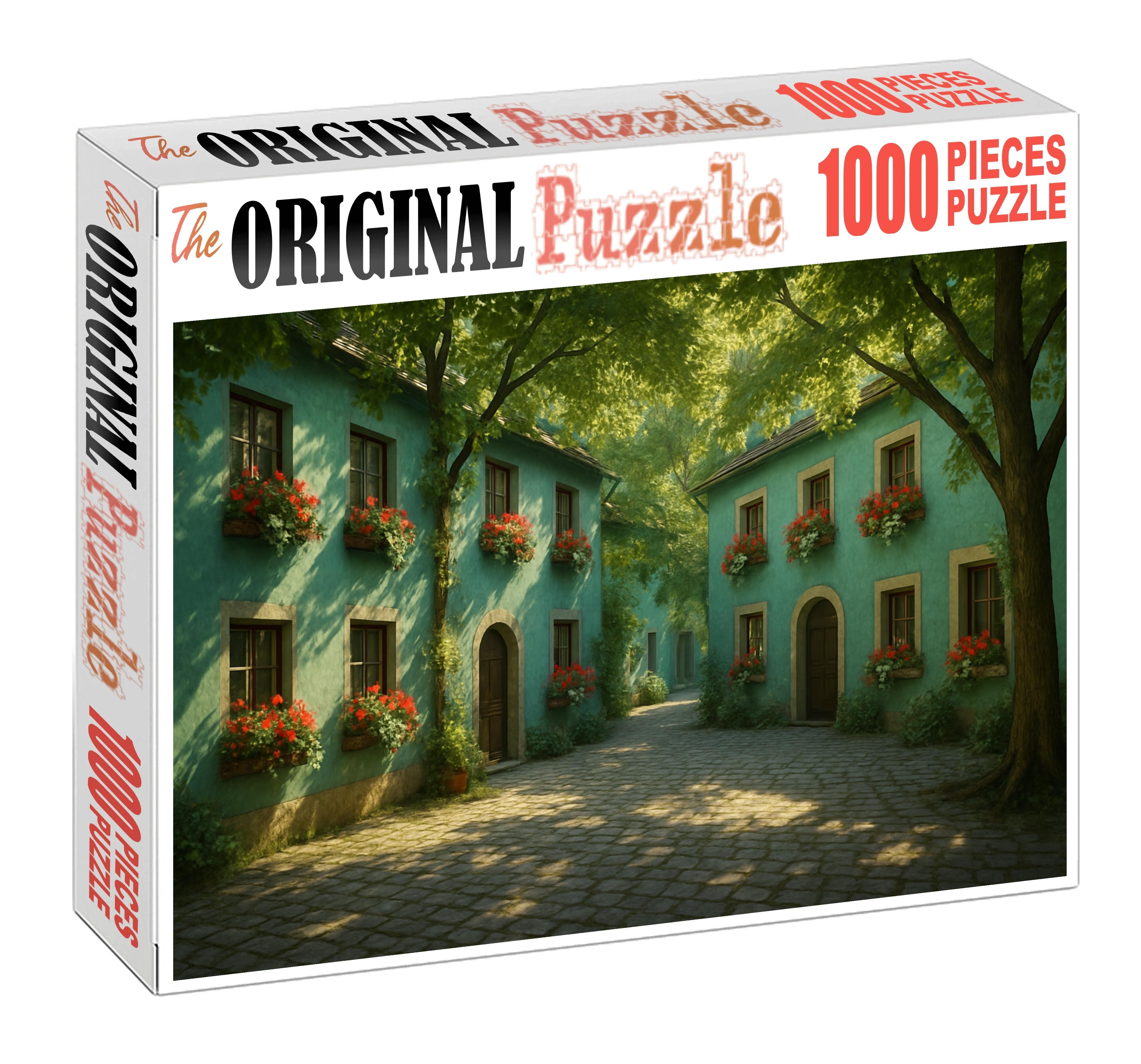 Cerulean Courtyard Lane 100 Piece Puzzle