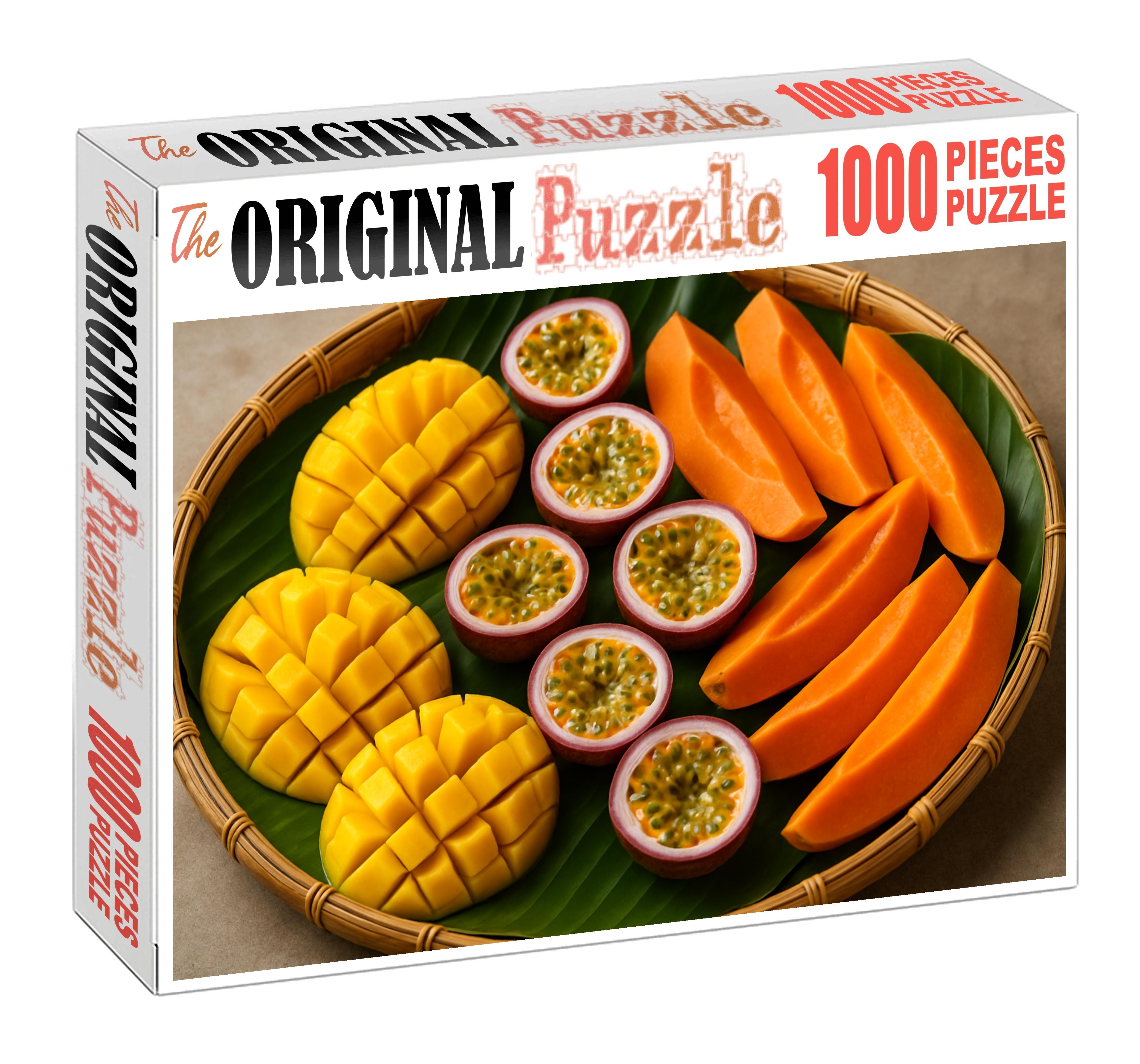 Sunshine Platter Mango Papaya And Passion Fruit Medley 20 Piece Puzzle
