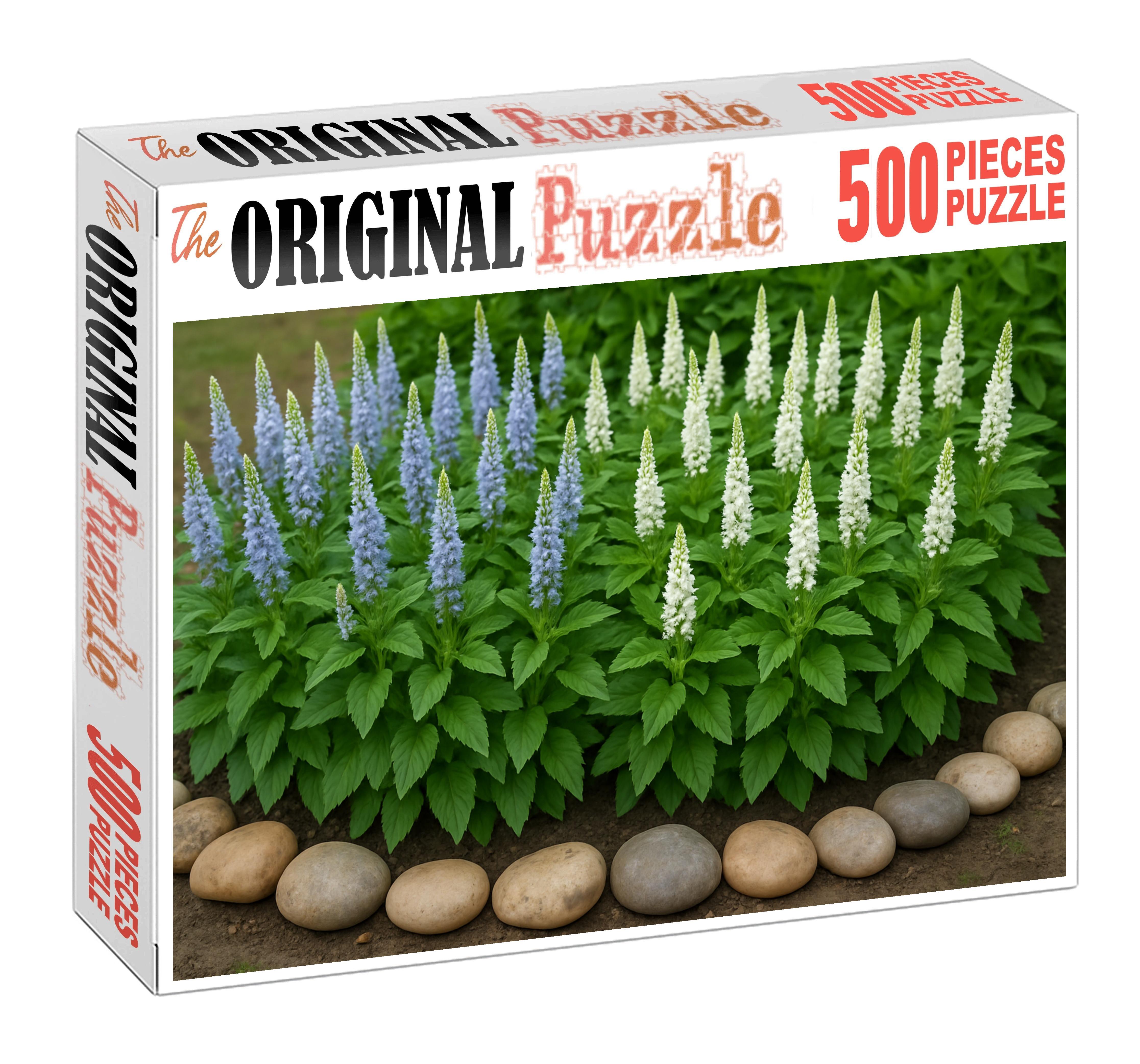 Serene Herb Garden Border Puzzle Collection