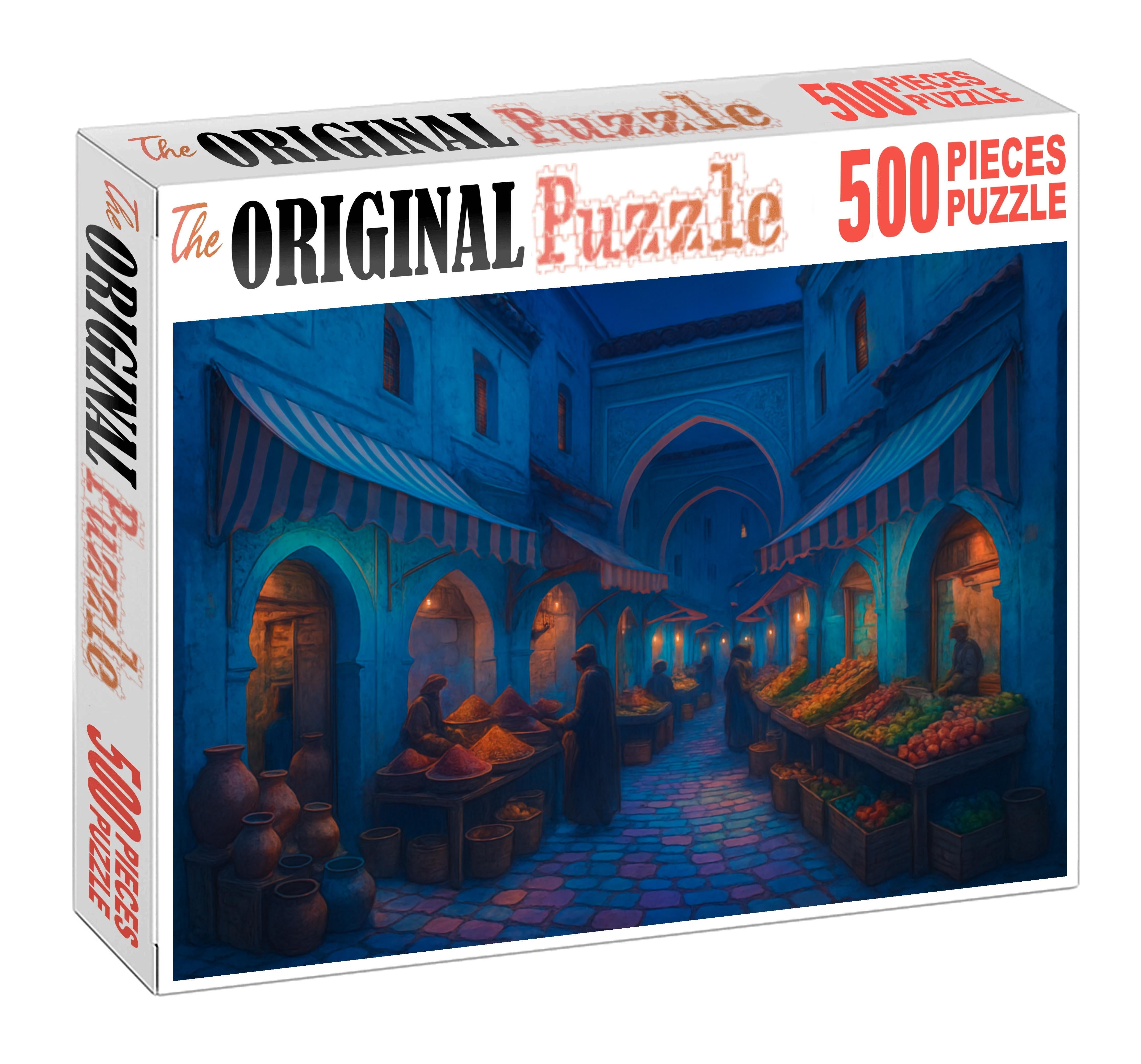 Azure Market Alley 200 Piece Puzzle