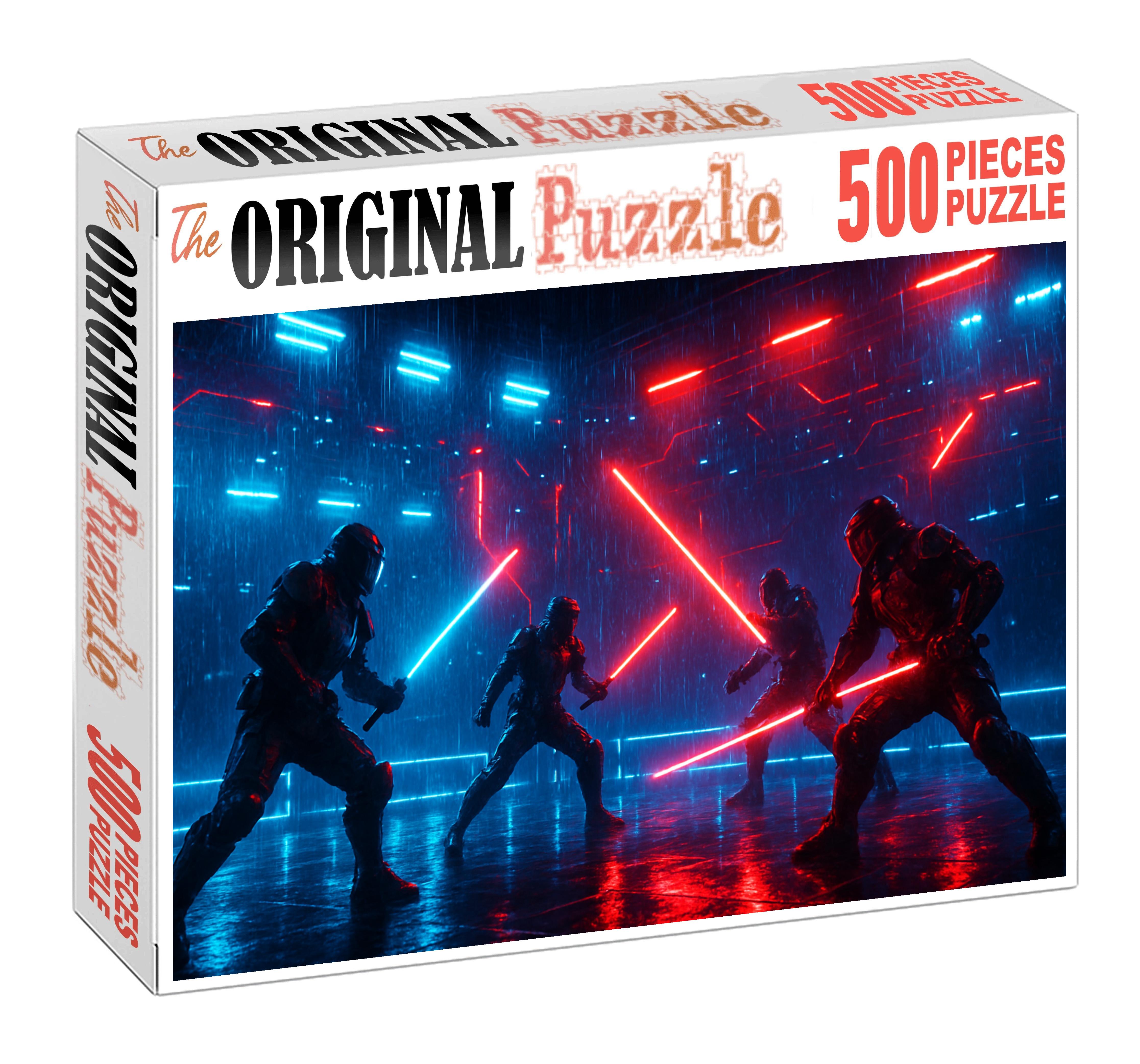 Virtual Reality Cyber Gladiators Futuristic Combat And Digital Valor Puzzle Fun