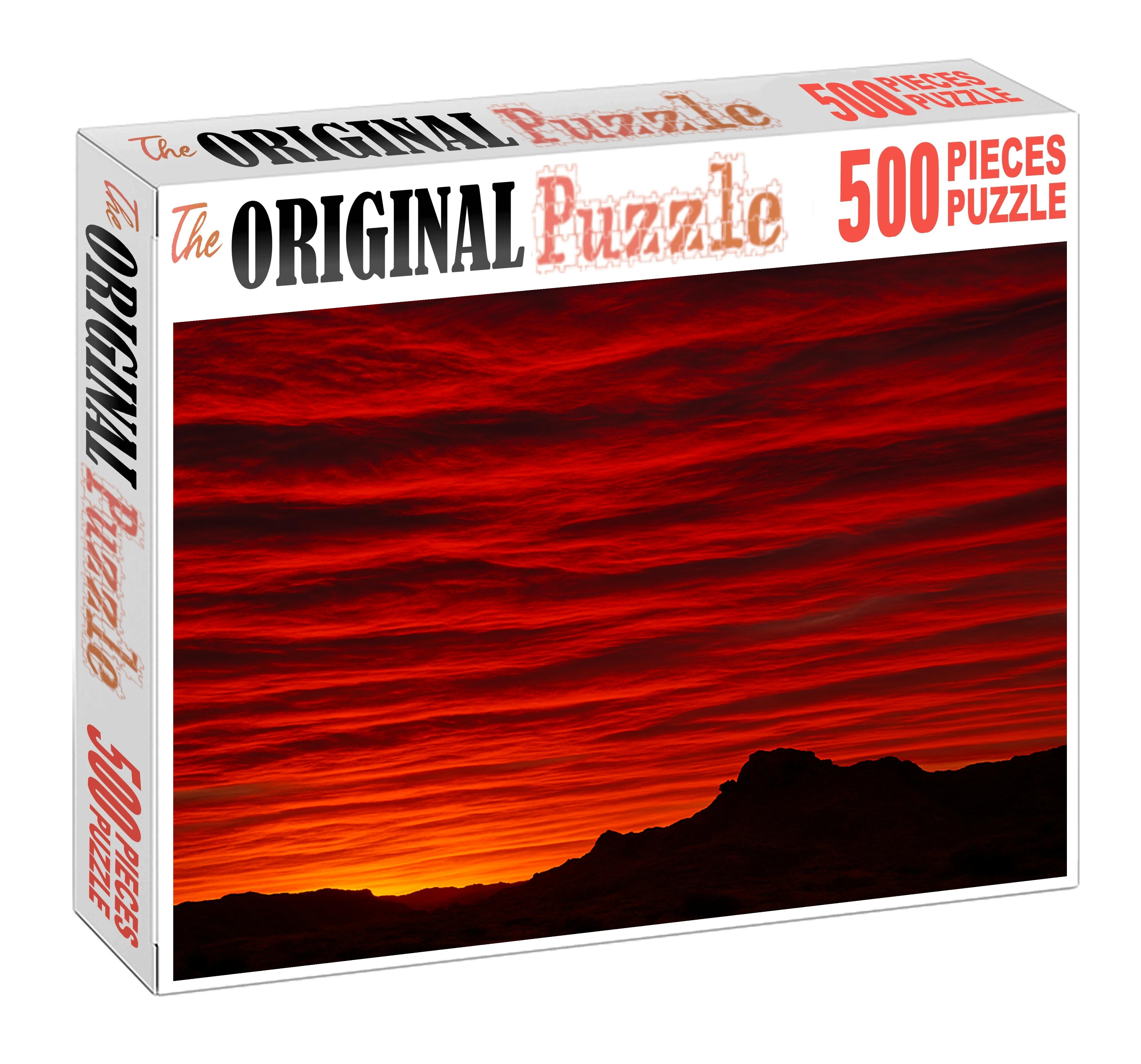 Crimson Satin Layers Challenging Puzzles