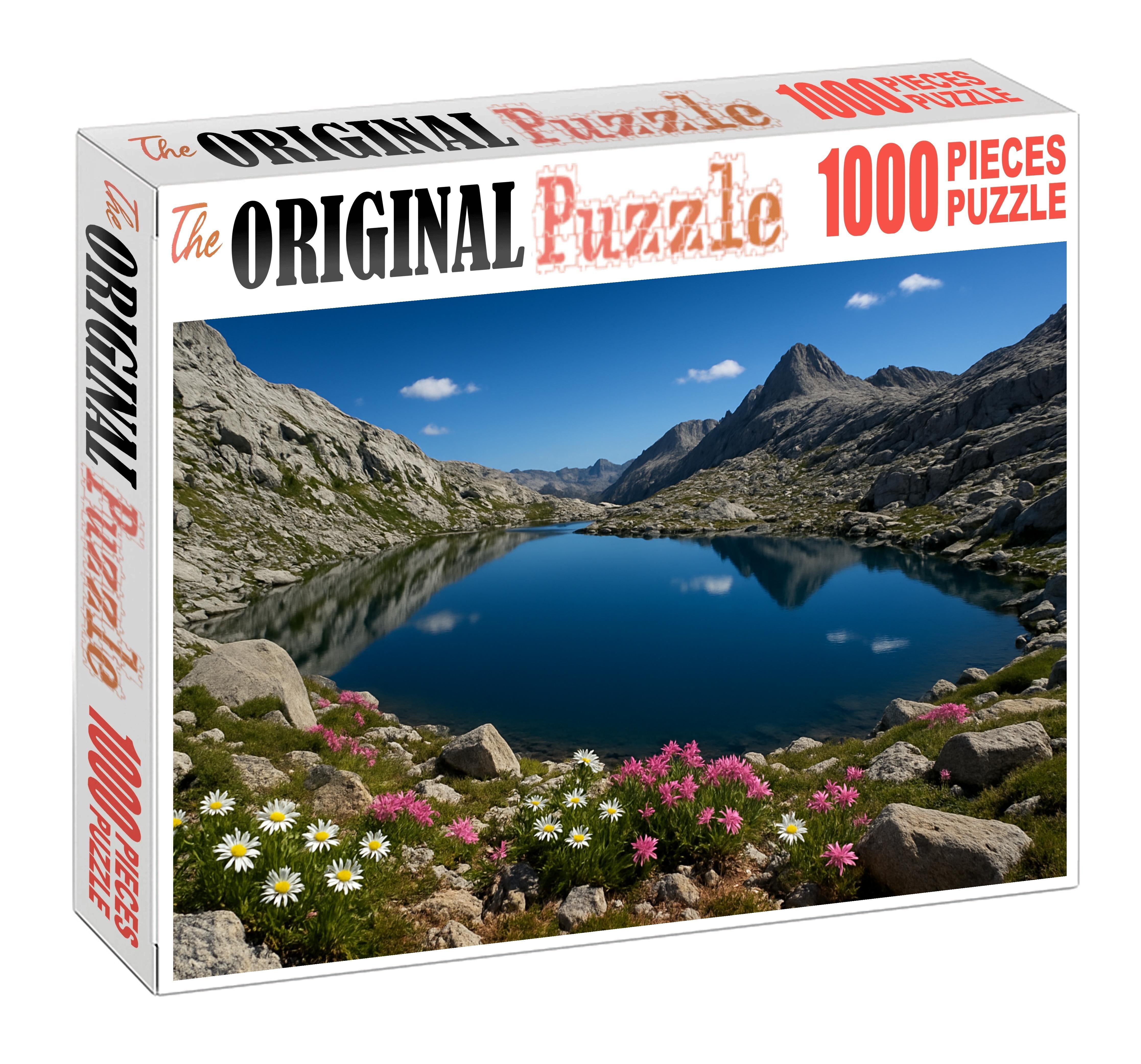 Silent Alpine Tarn Basin 300 Piece Puzzle