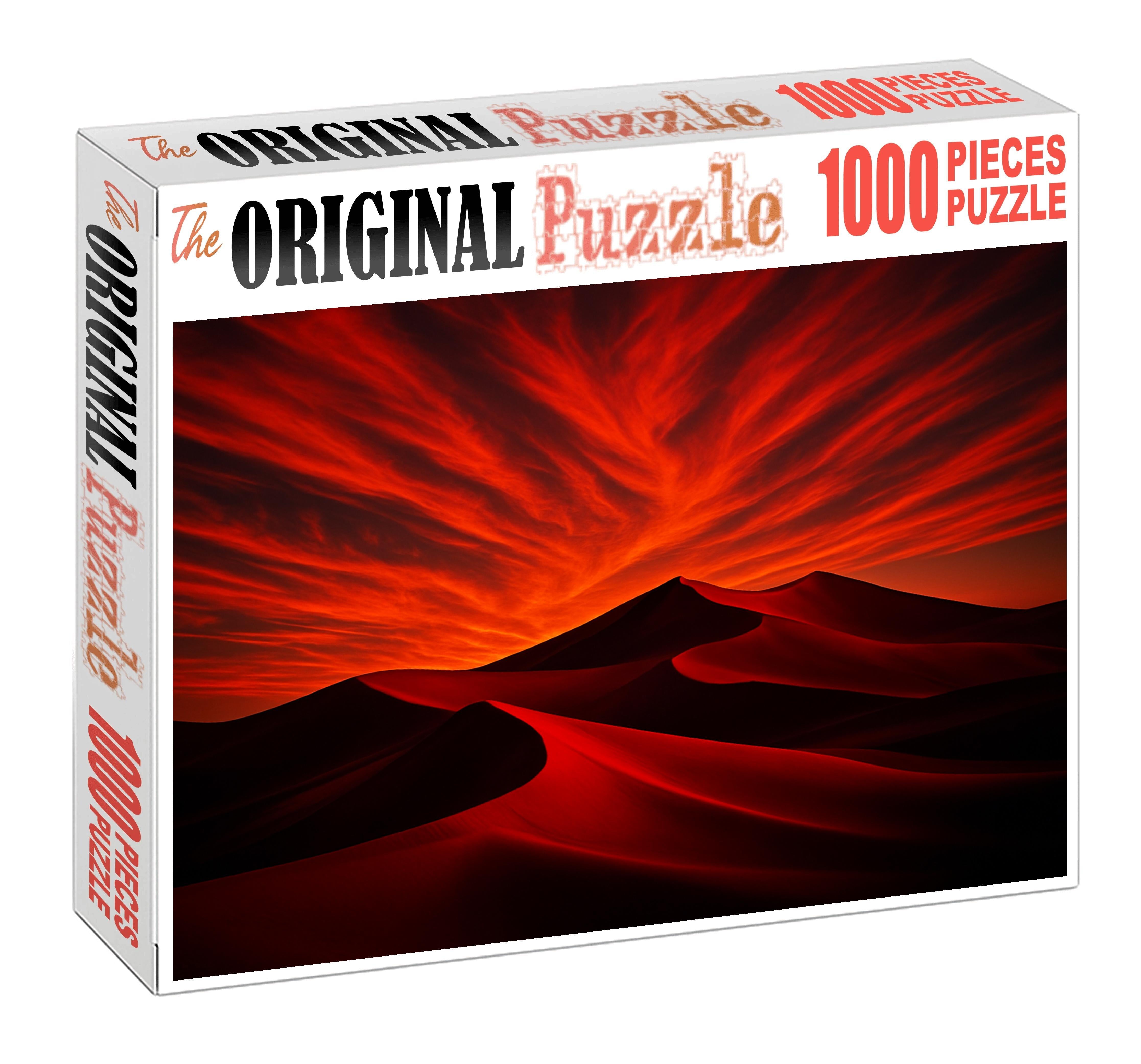 Crimson Veil Dunes 100 Piece Puzzle