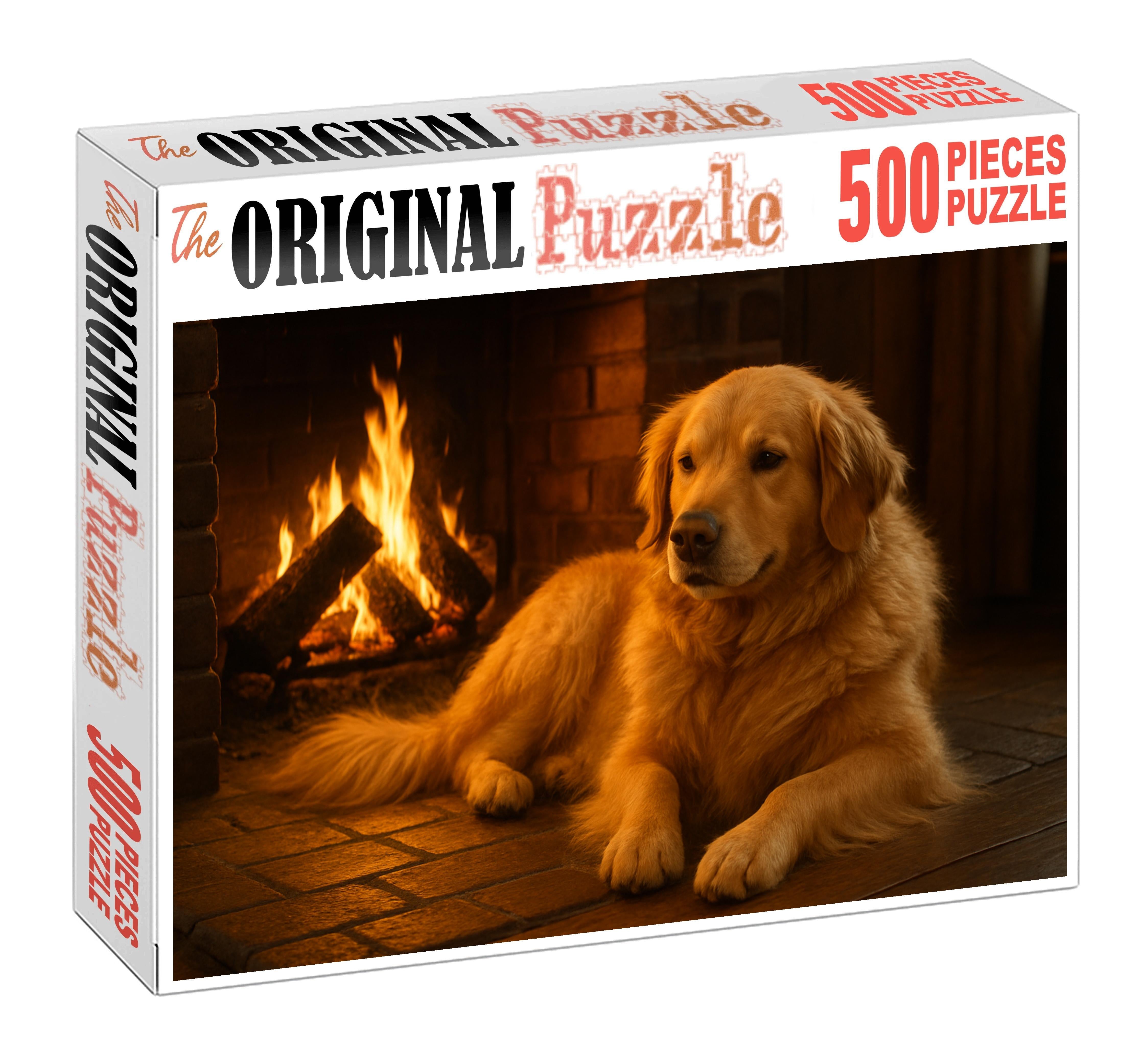 Amber Hearth Custom Jigsaw Puzzle