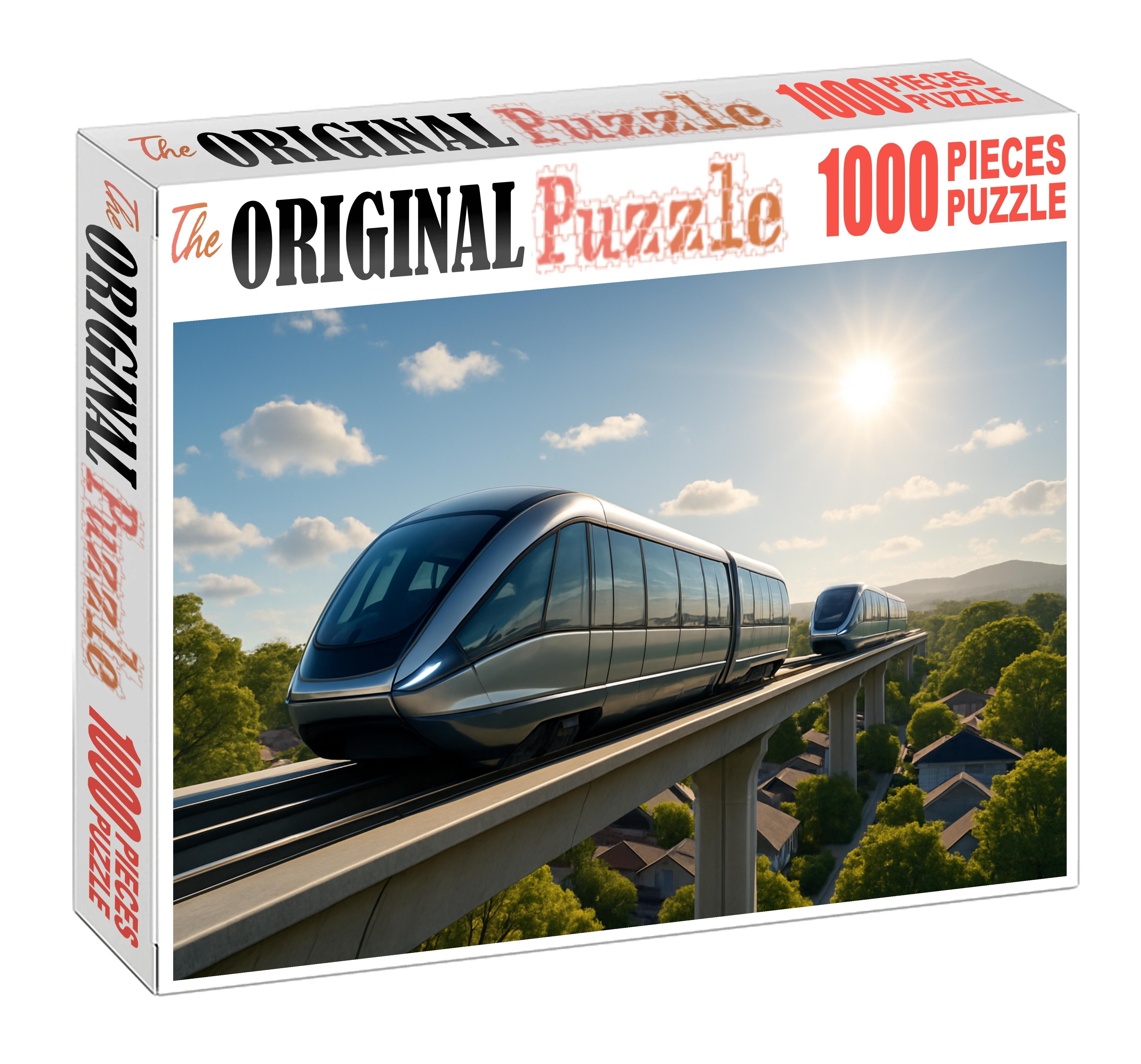 Solar-thermal Powered Monorail 300 Piece Puzzle