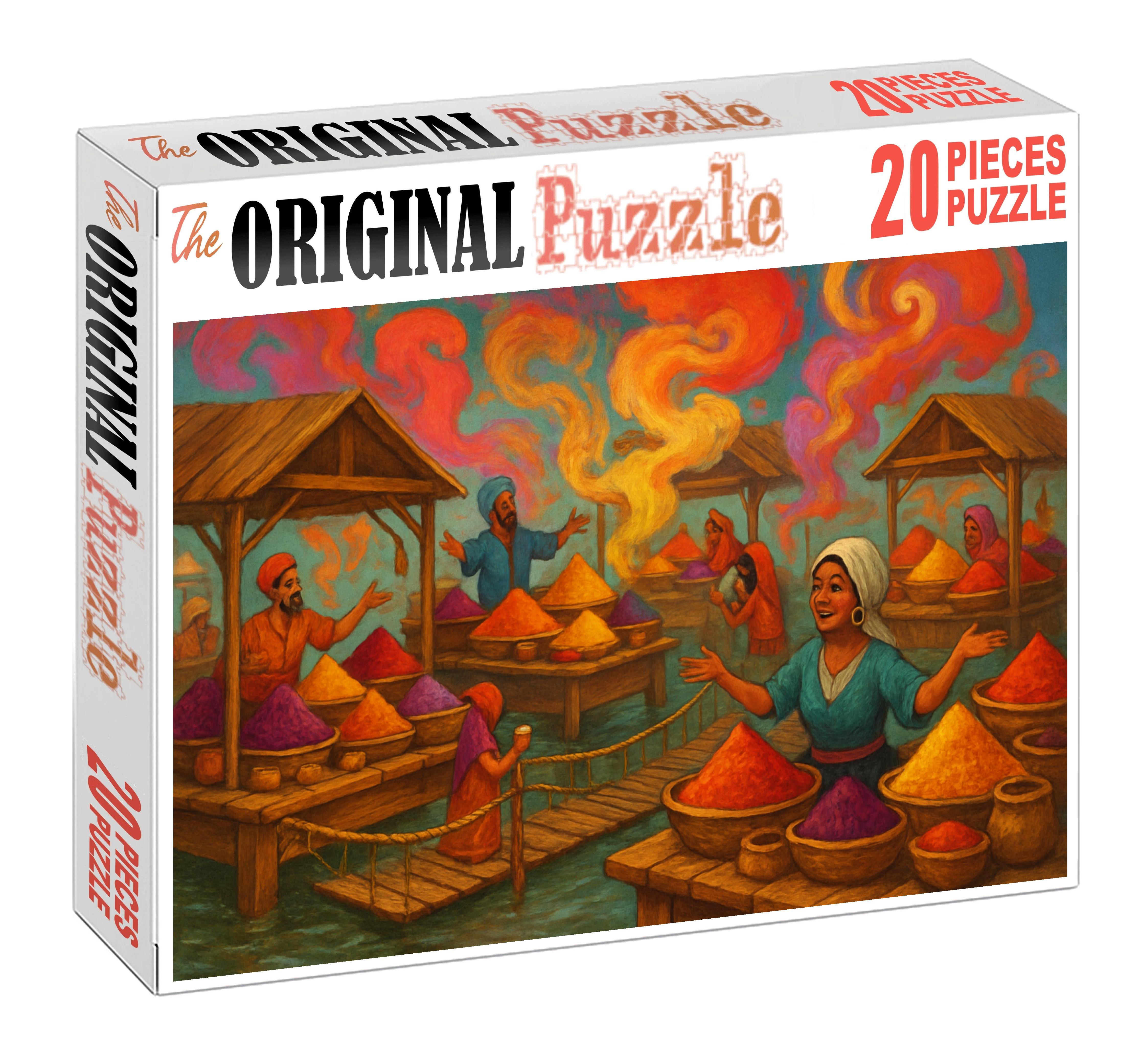 The Floating Market Of Secret Spices Easy Puzzles