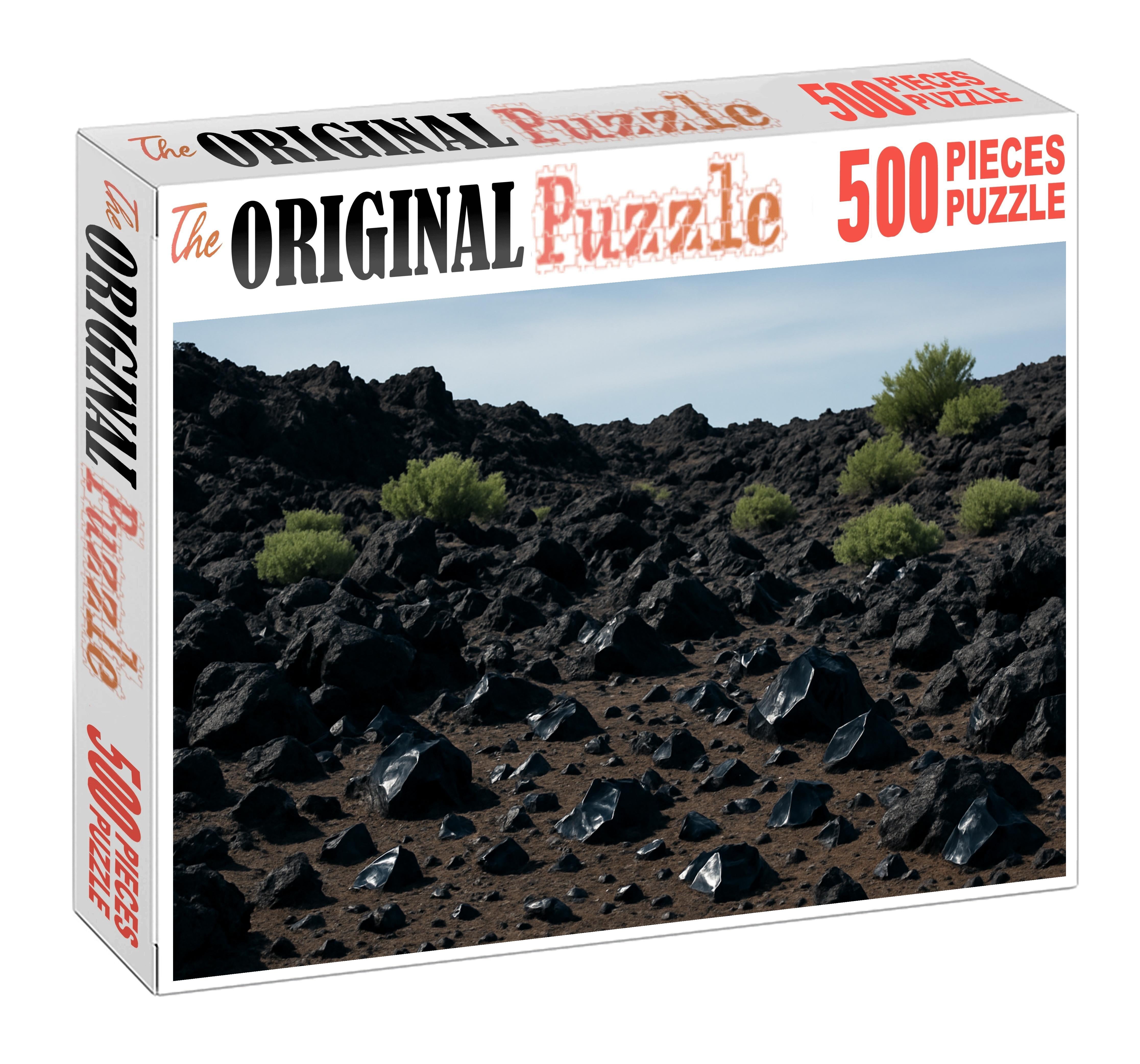 Obsidian Crater Basin Large Format Puzzle