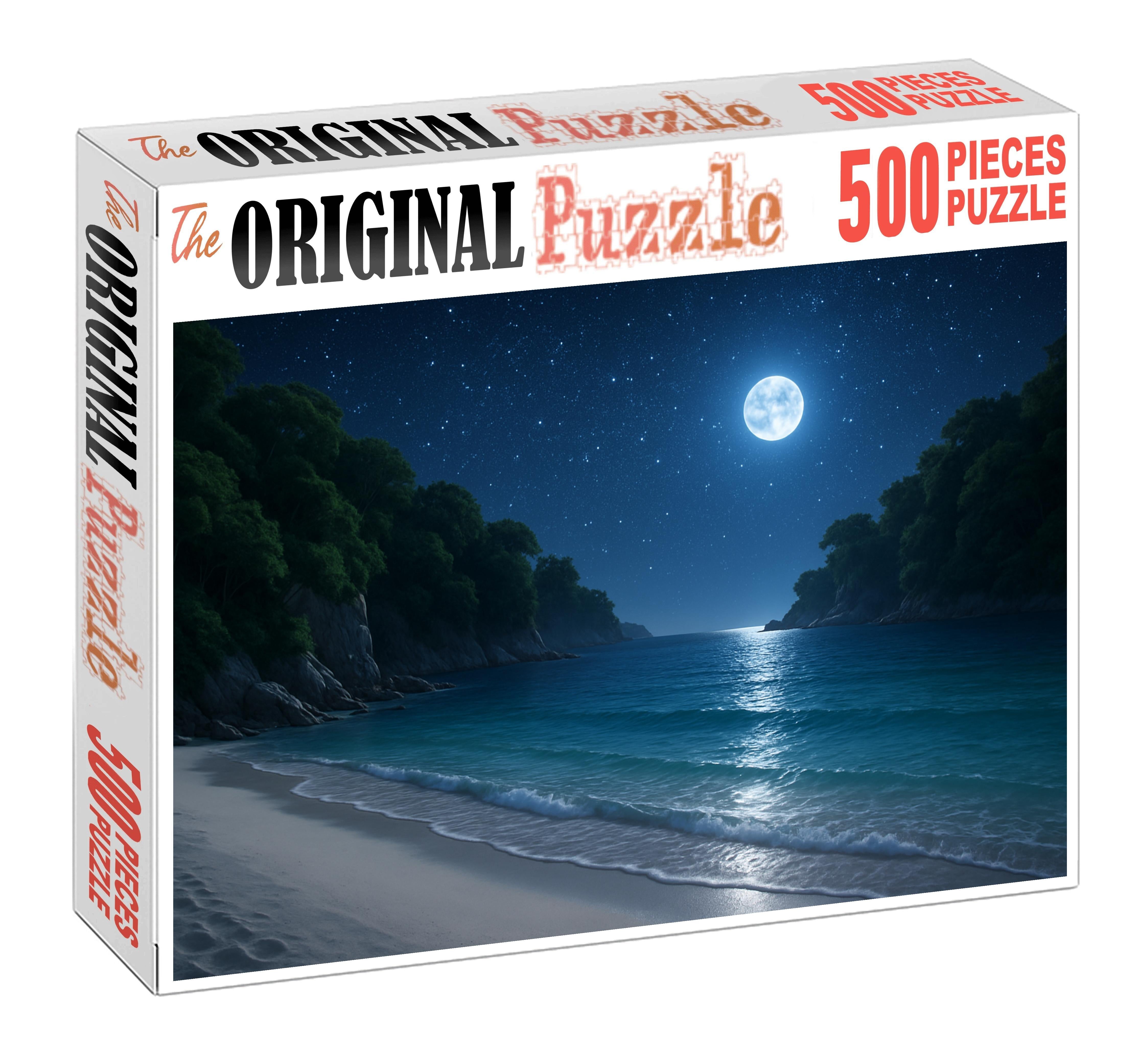 Secluded Moonlit Bay 100 Piece Puzzle