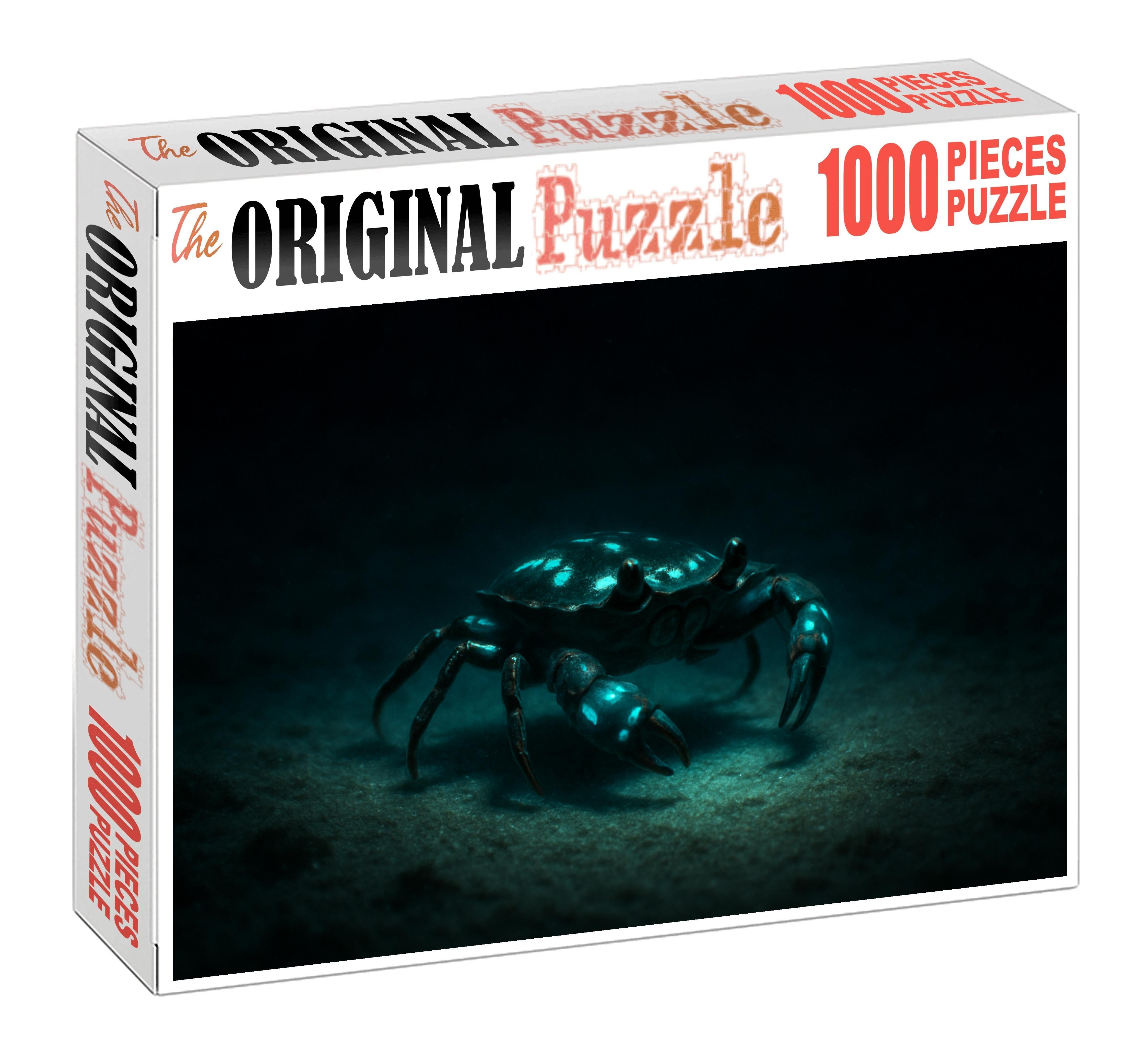 Glowing Sand Scuttler Small Crustacean With Bioluminescent Markings And Rapid Movement Puzzle Fun