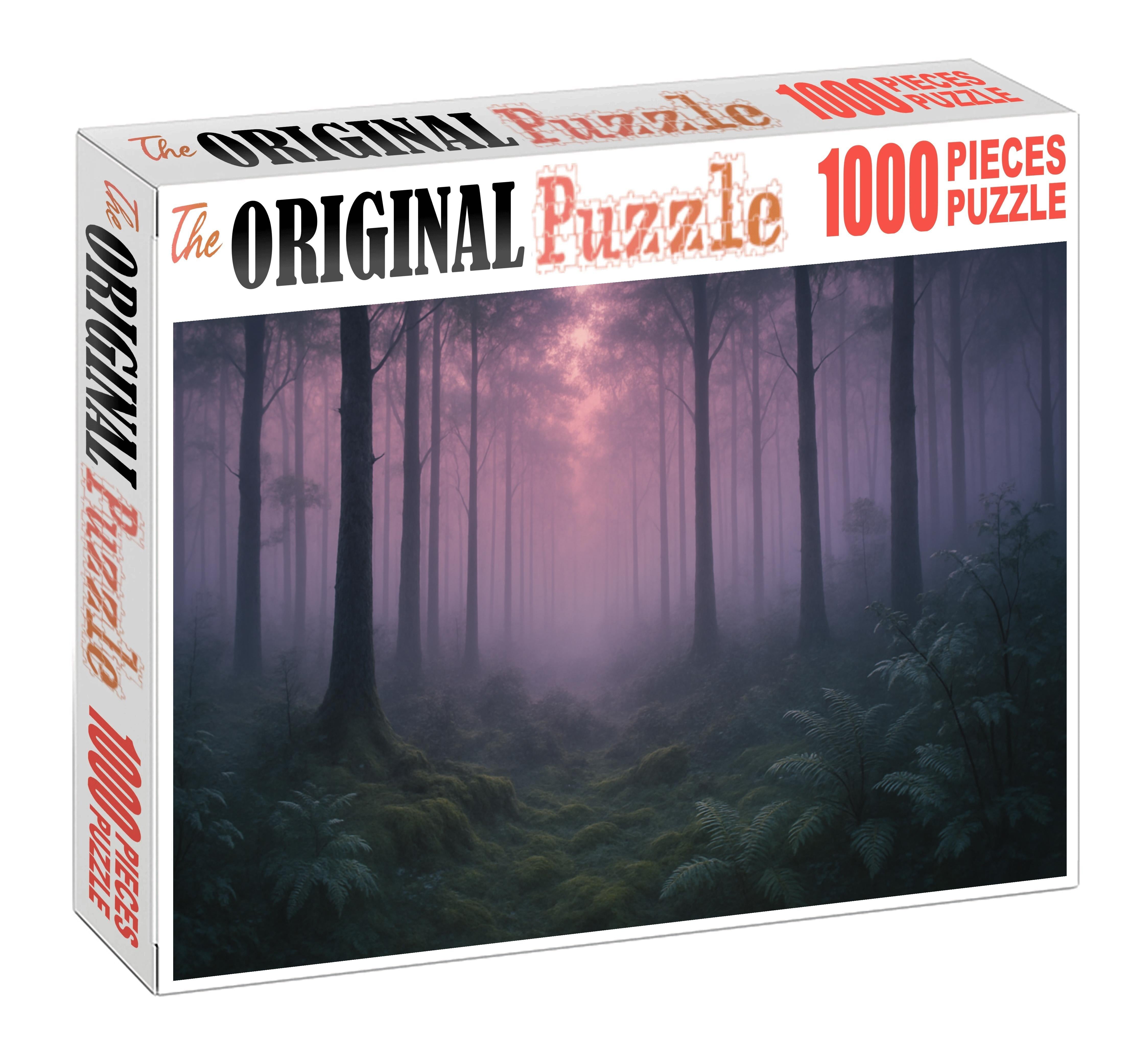Twilight Mist Wood Unique Puzzle Design