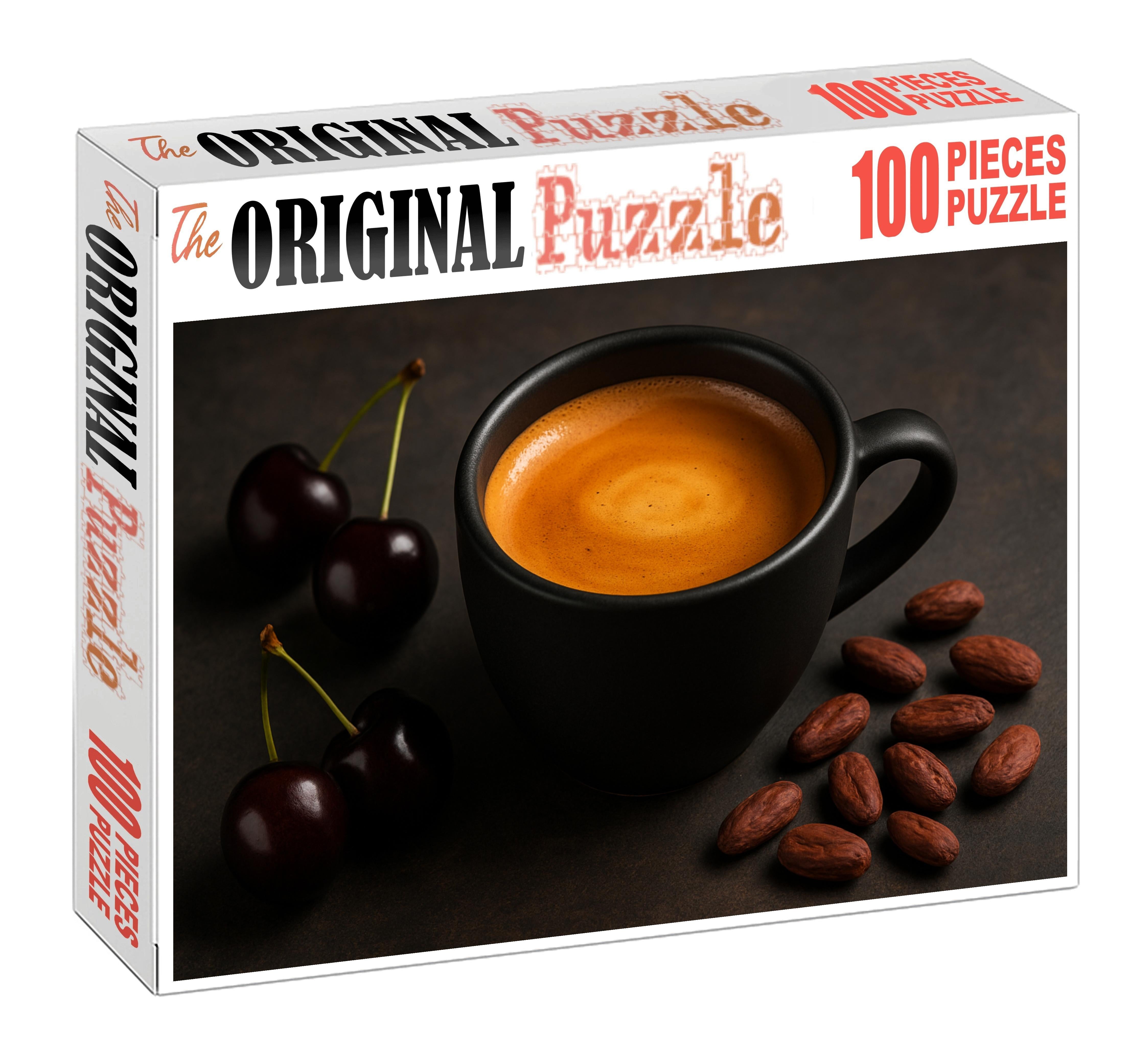 Moonlit Velvet Deep Espresso Blend With Dark Cherry And Cocoa Notes 50 Piece Puzzle