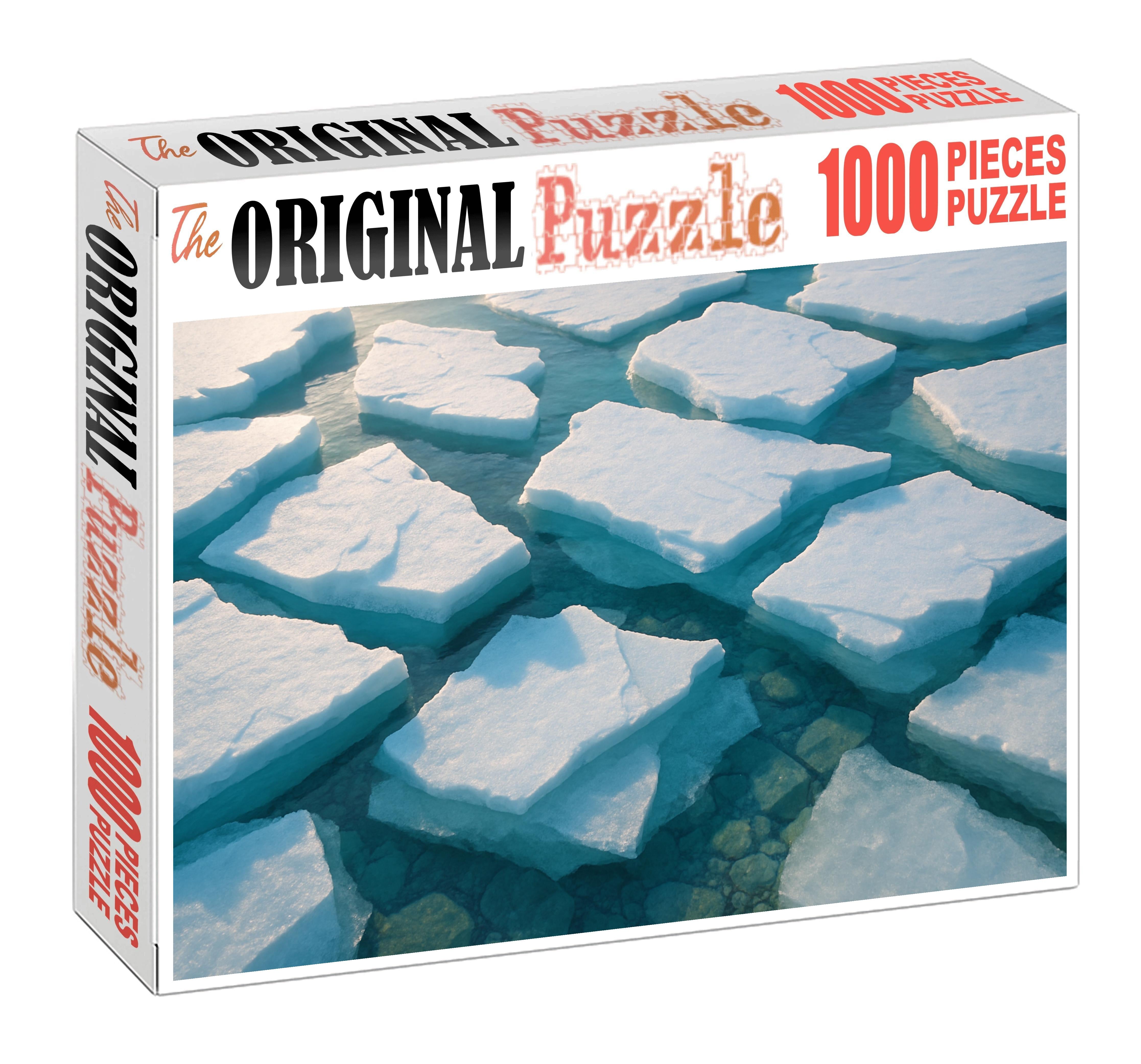 Fractured Ice Shelf Edge Puzzle Fun