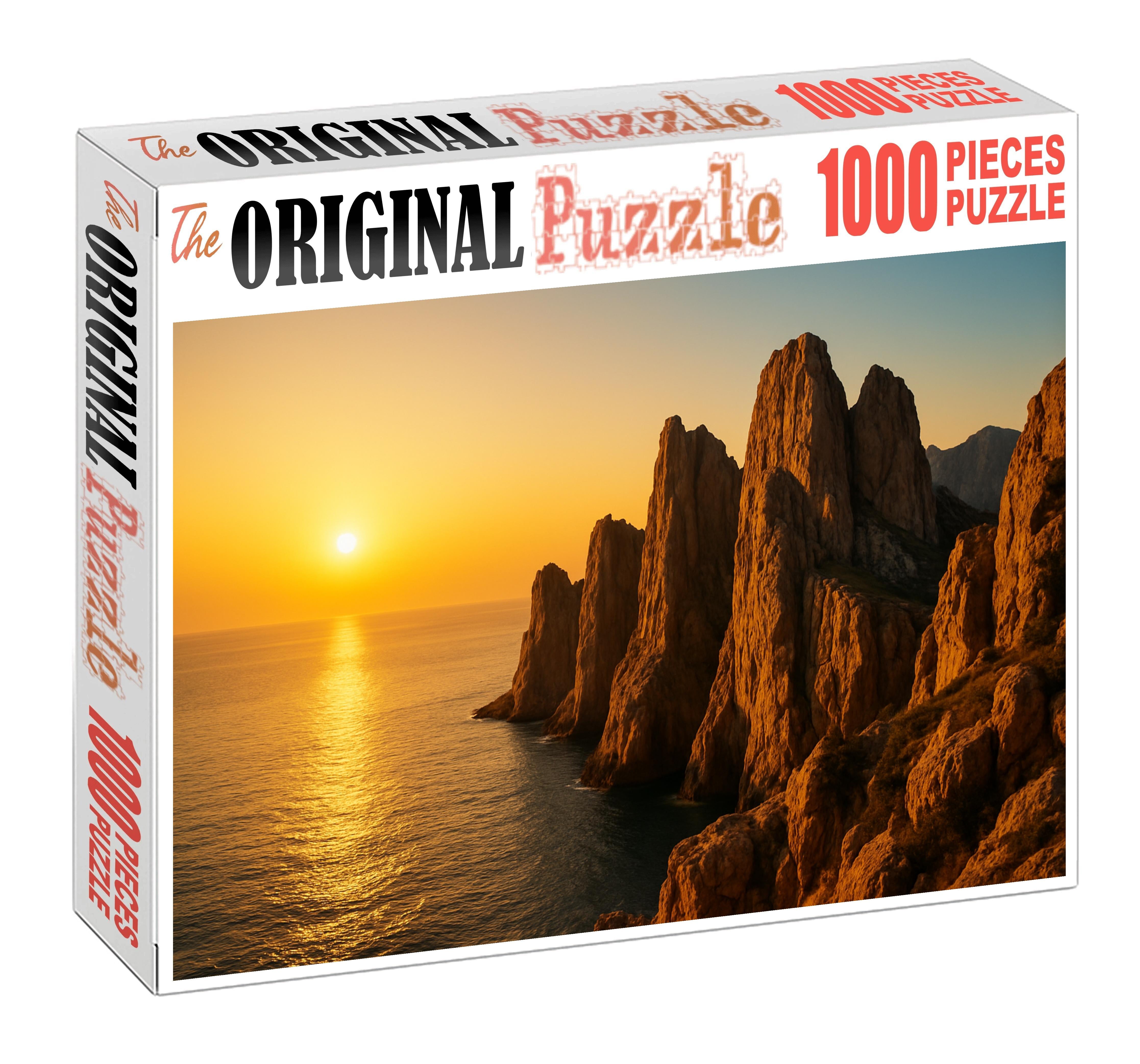 Sunrise Cliff Overlook Mini Puzzle