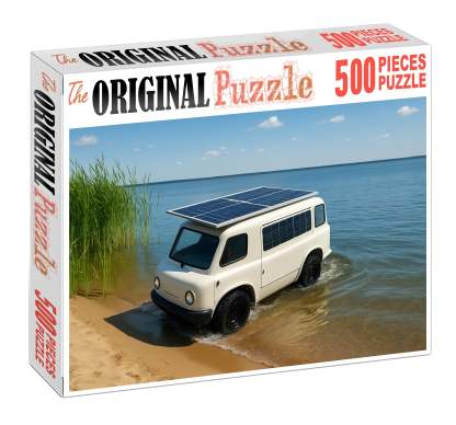 Solar-powered Amphibious Vehicle Challenging Puzzles
