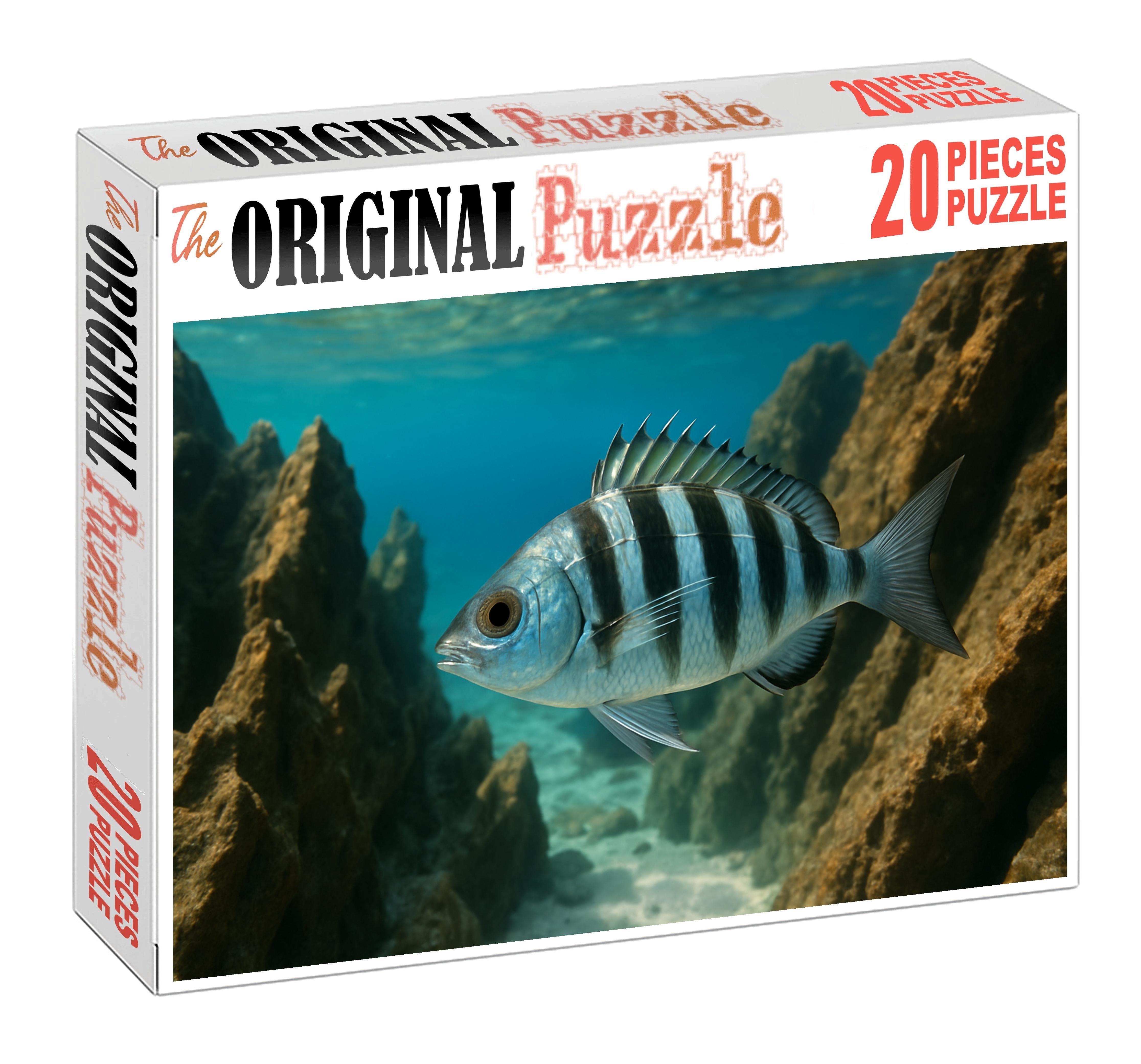 Silverband Spinefish Armored Darter With Reflective Scales 200 Piece Puzzle