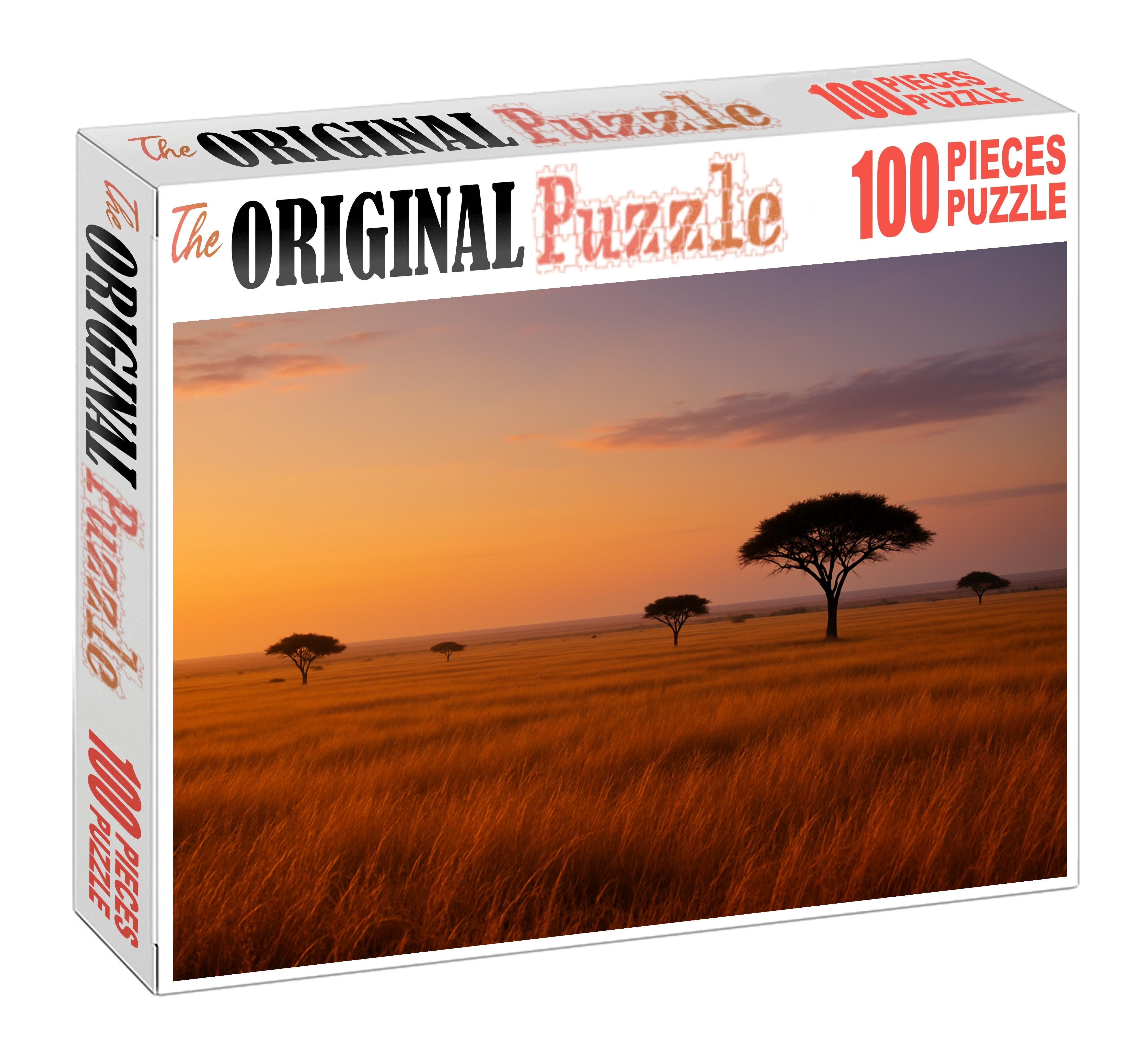 Golden Savannah Twilight Challenging Puzzles