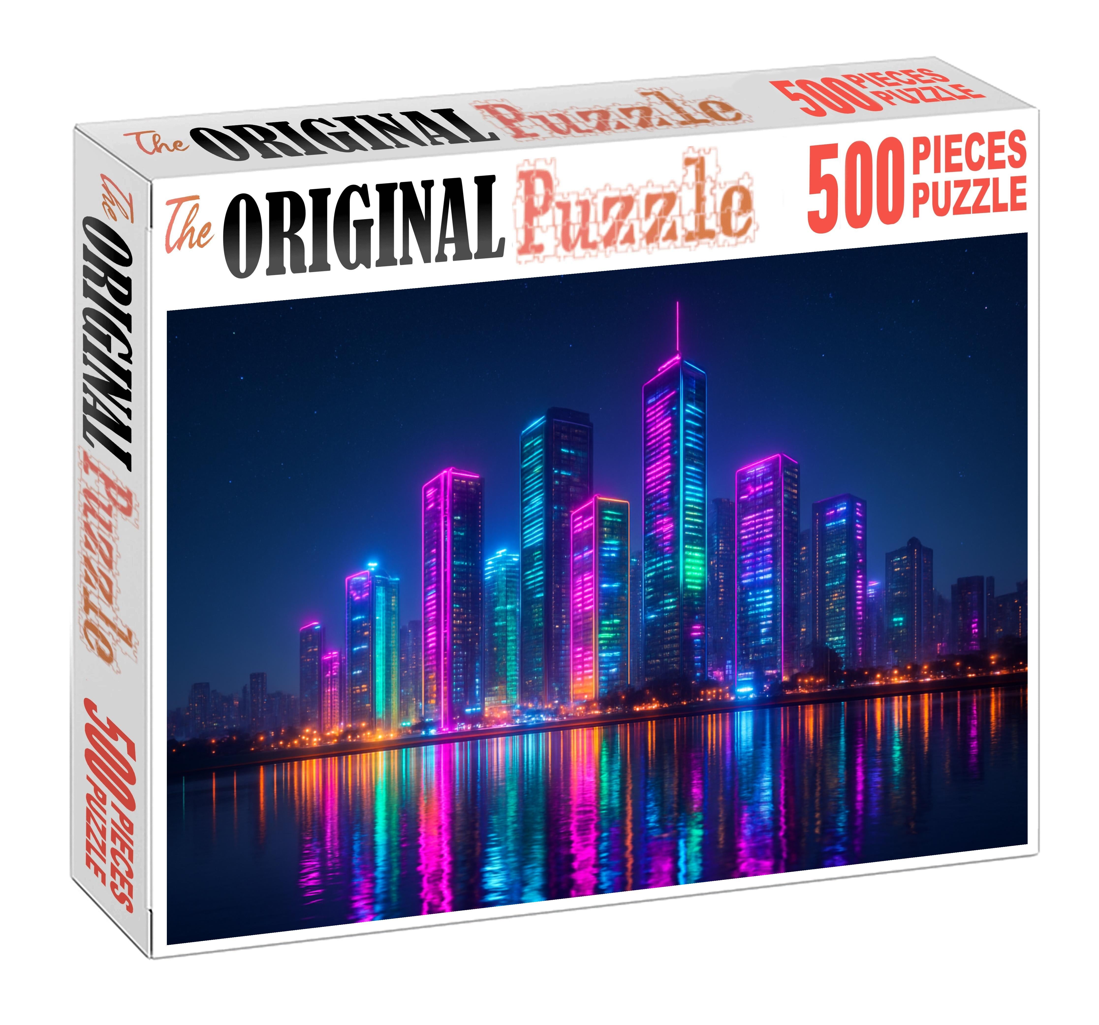 Seoul Gangnam Skyline The Trendsetting Modern Cluster 100 Piece Puzzle