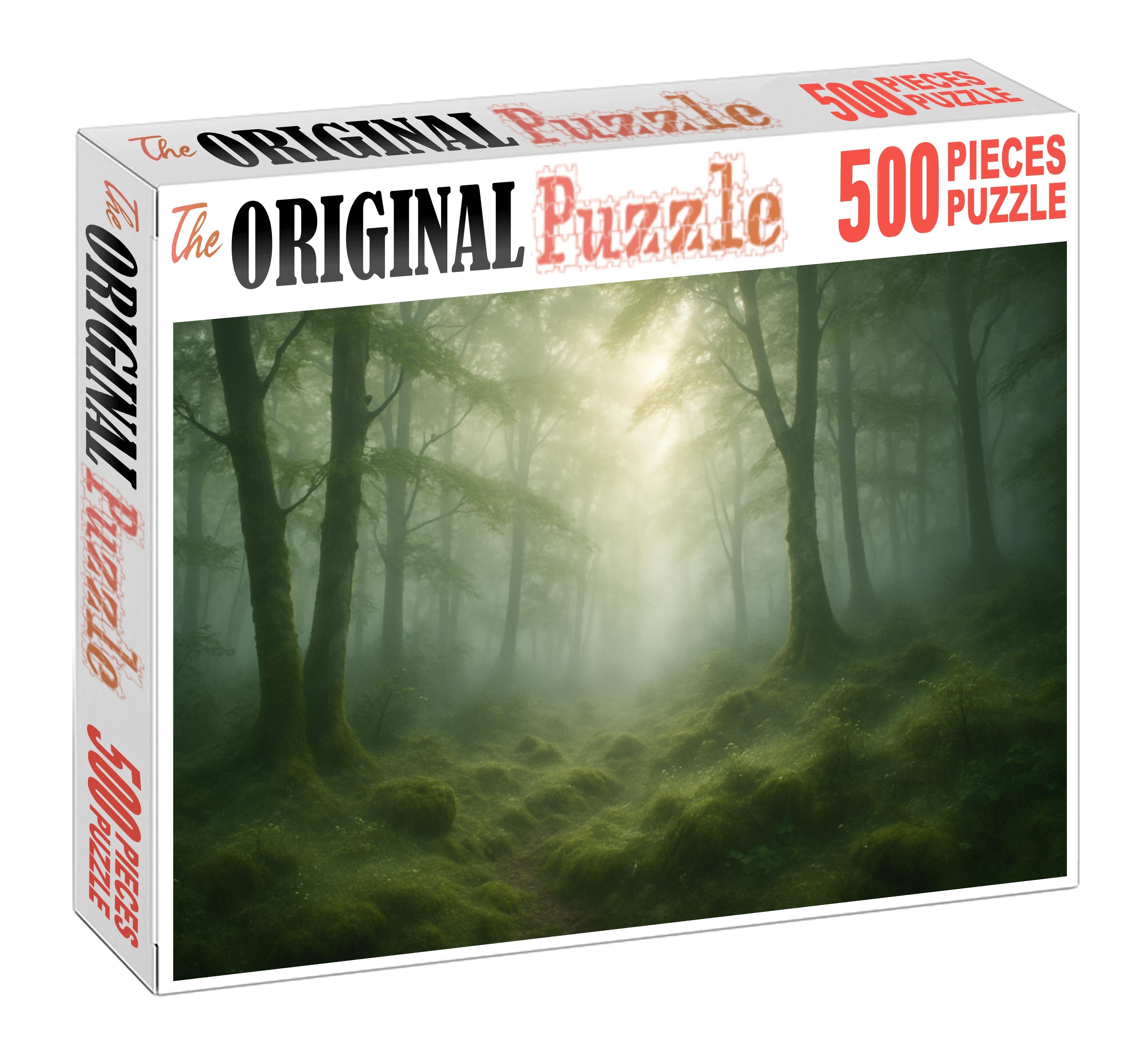 Veil Of Morning Mist Large Format Puzzle